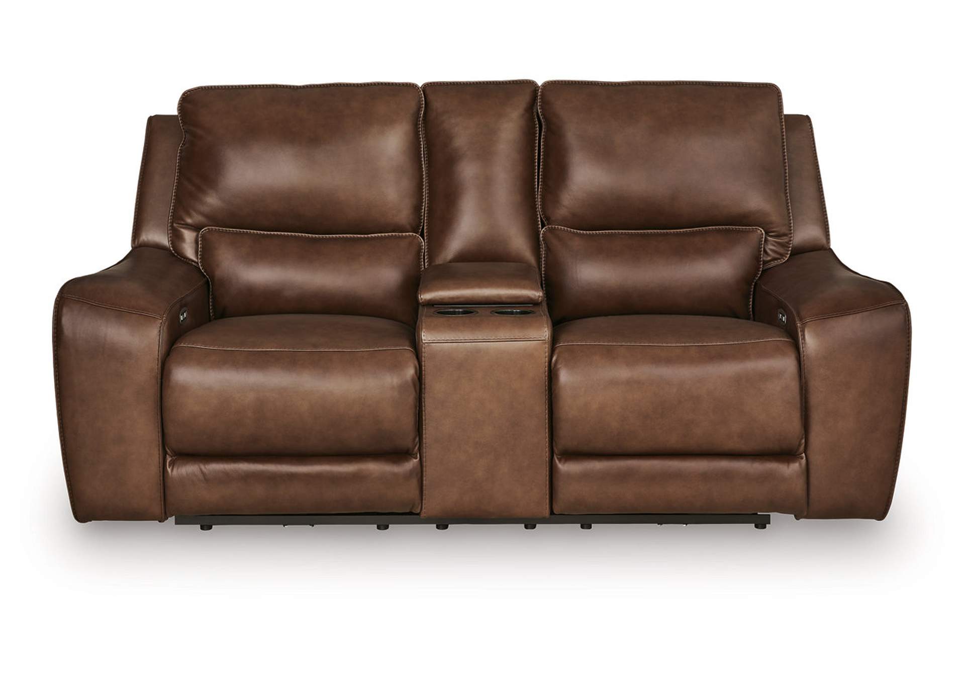 DeepWakes Power Reclining Loveseat with Console image 1
