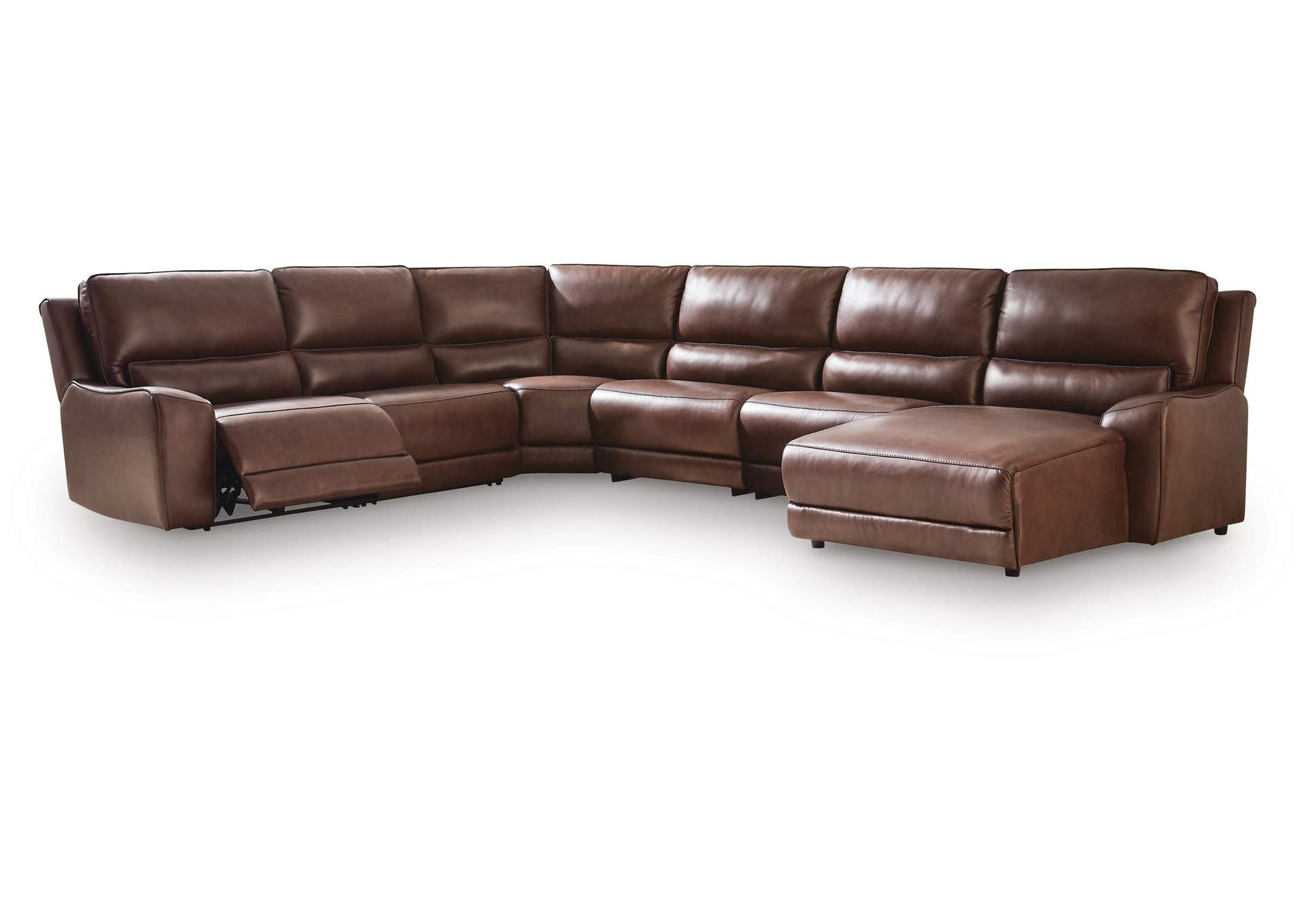 DeepWakes 6-Piece Reclining Sectional with Chaise