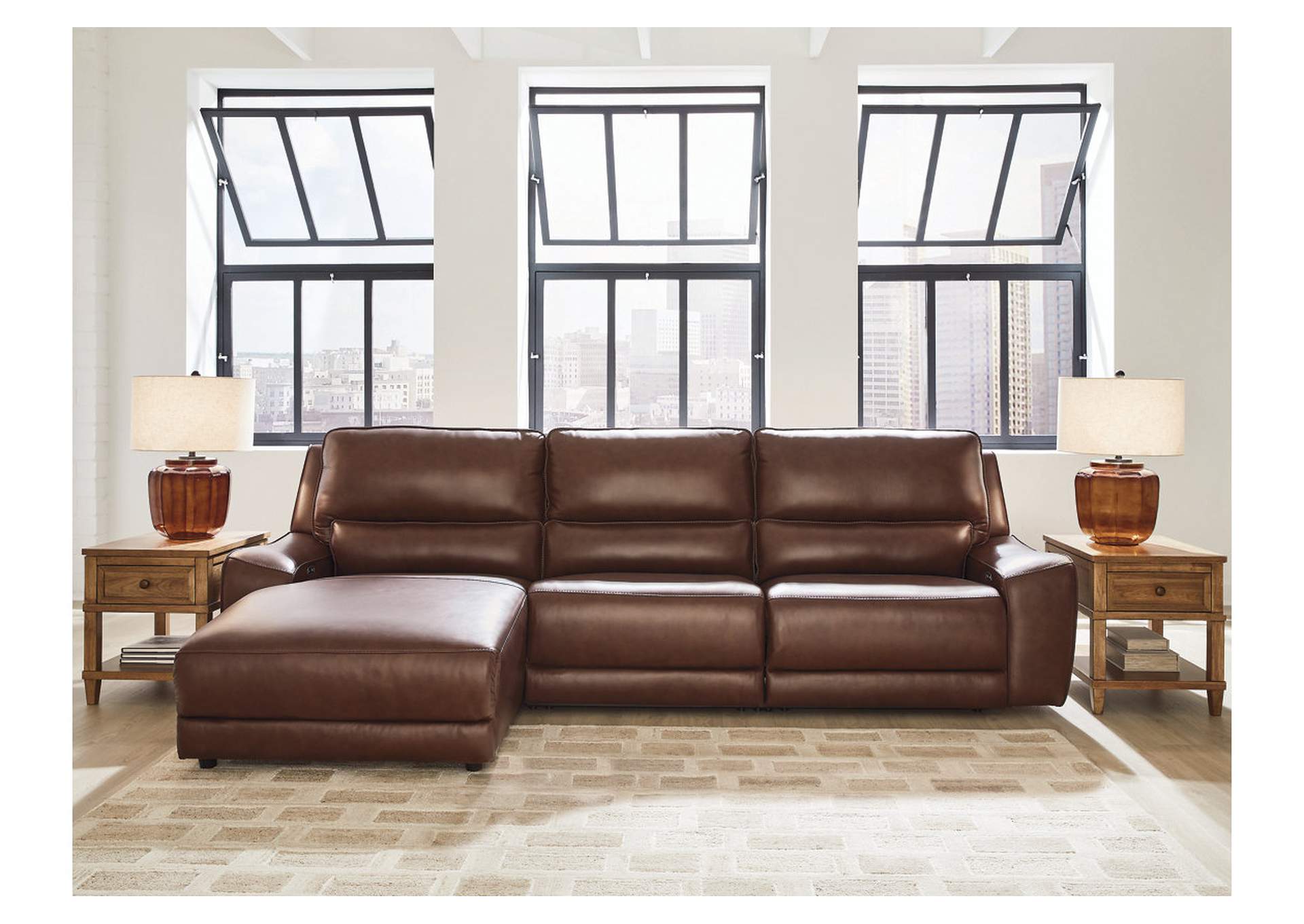 DeepWakes 3-Piece Reclining Sofa Chaise image 2