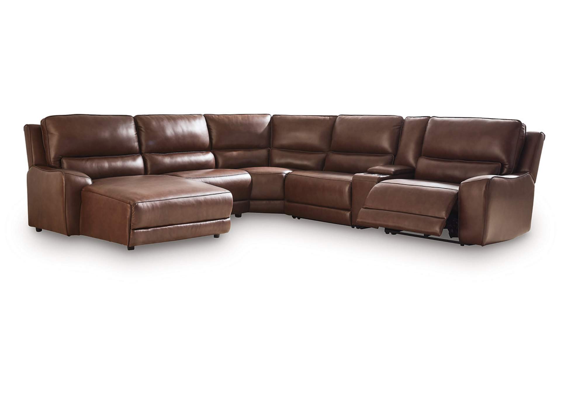 DeepWakes 6-Piece Power Reclining Sectional with Chaise image 1