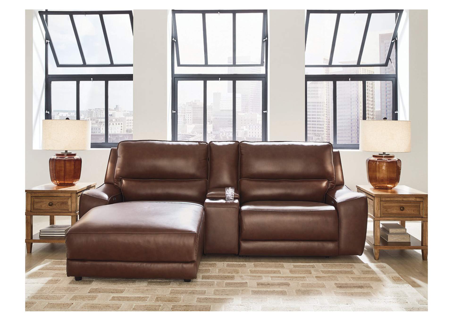 DeepWakes 3-Piece Power Reclining Sectional with Chaise image 2