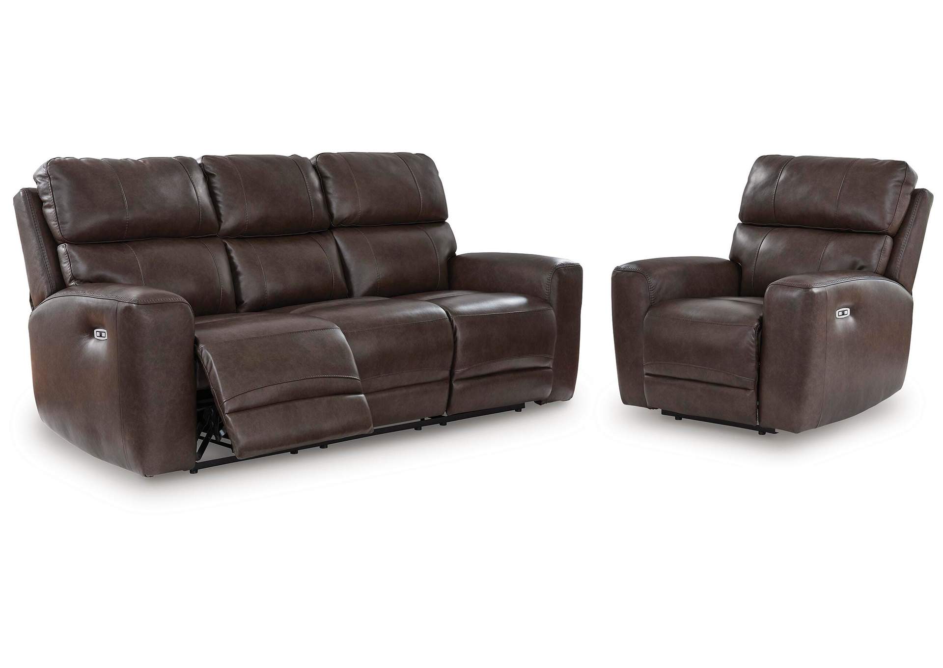 Crossplex Power Reclining Sofa and Power Recliner image 1