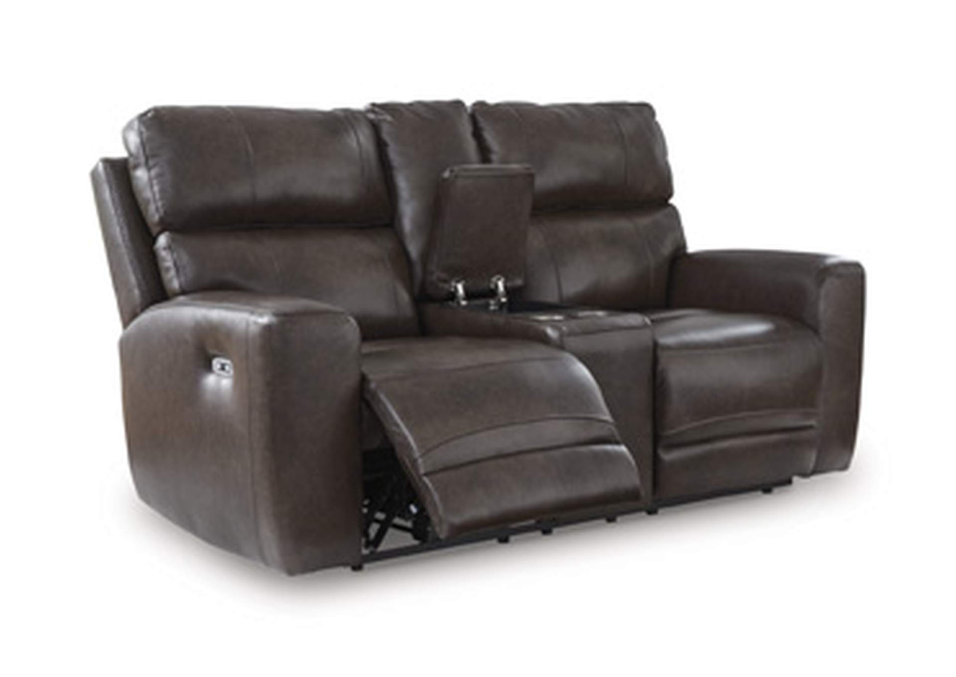 Crossplex Power Reclining Loveseat with Console image 10
