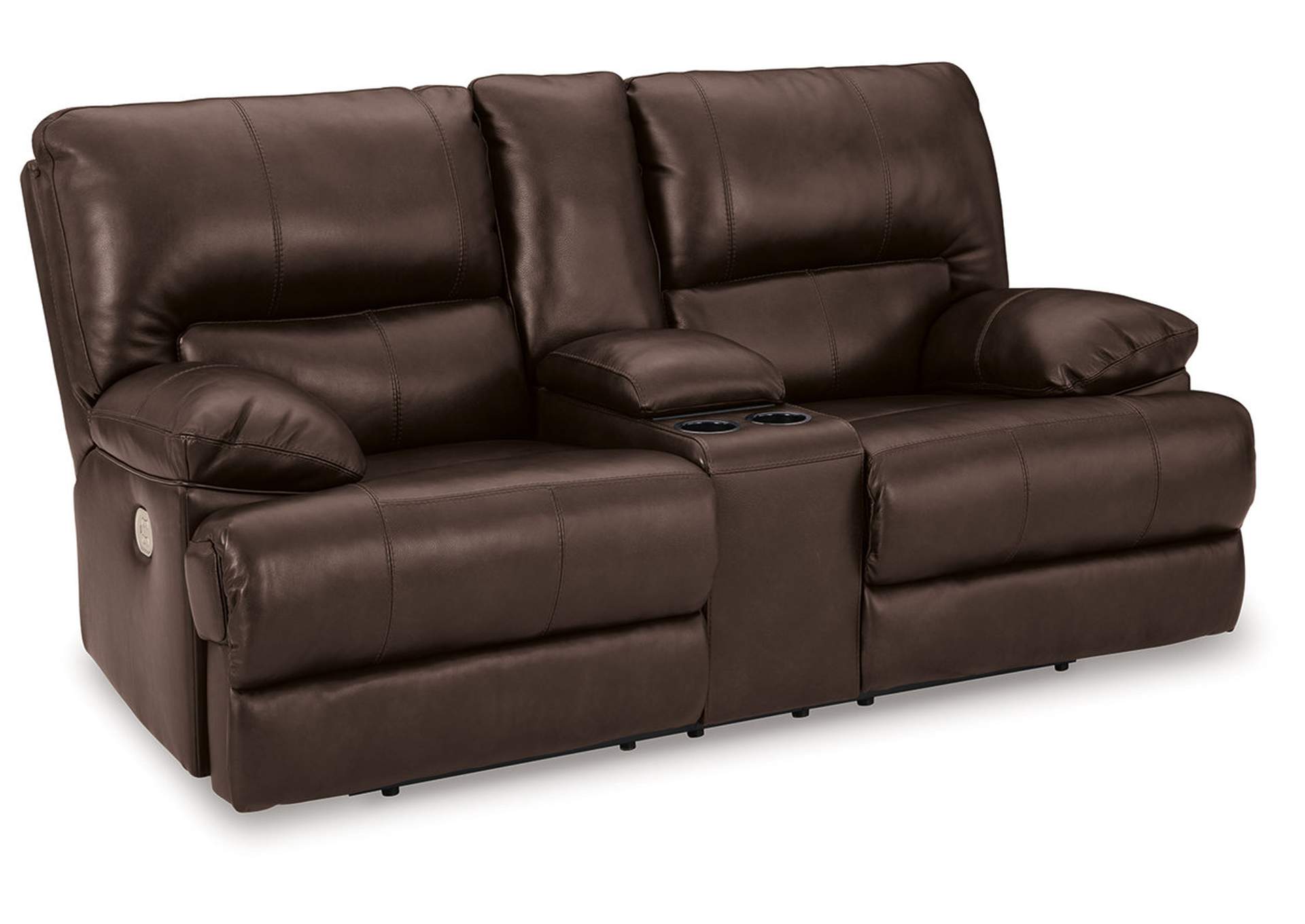 Mountainous Power Reclining Loveseat with Console image 1