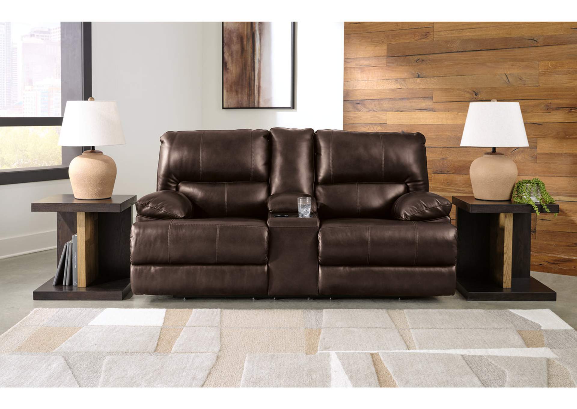 Mountainous Power Reclining Loveseat with Console image 2