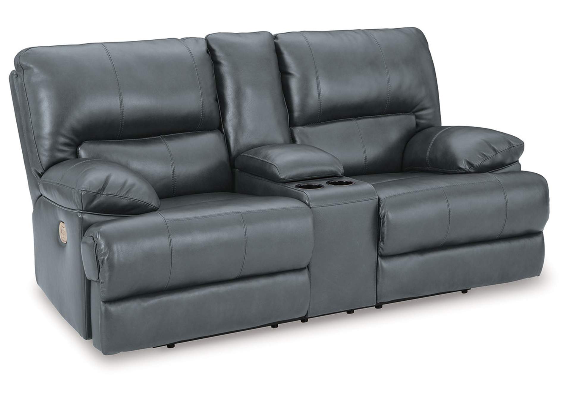 Mountainous Power Reclining Loveseat with Console image 1