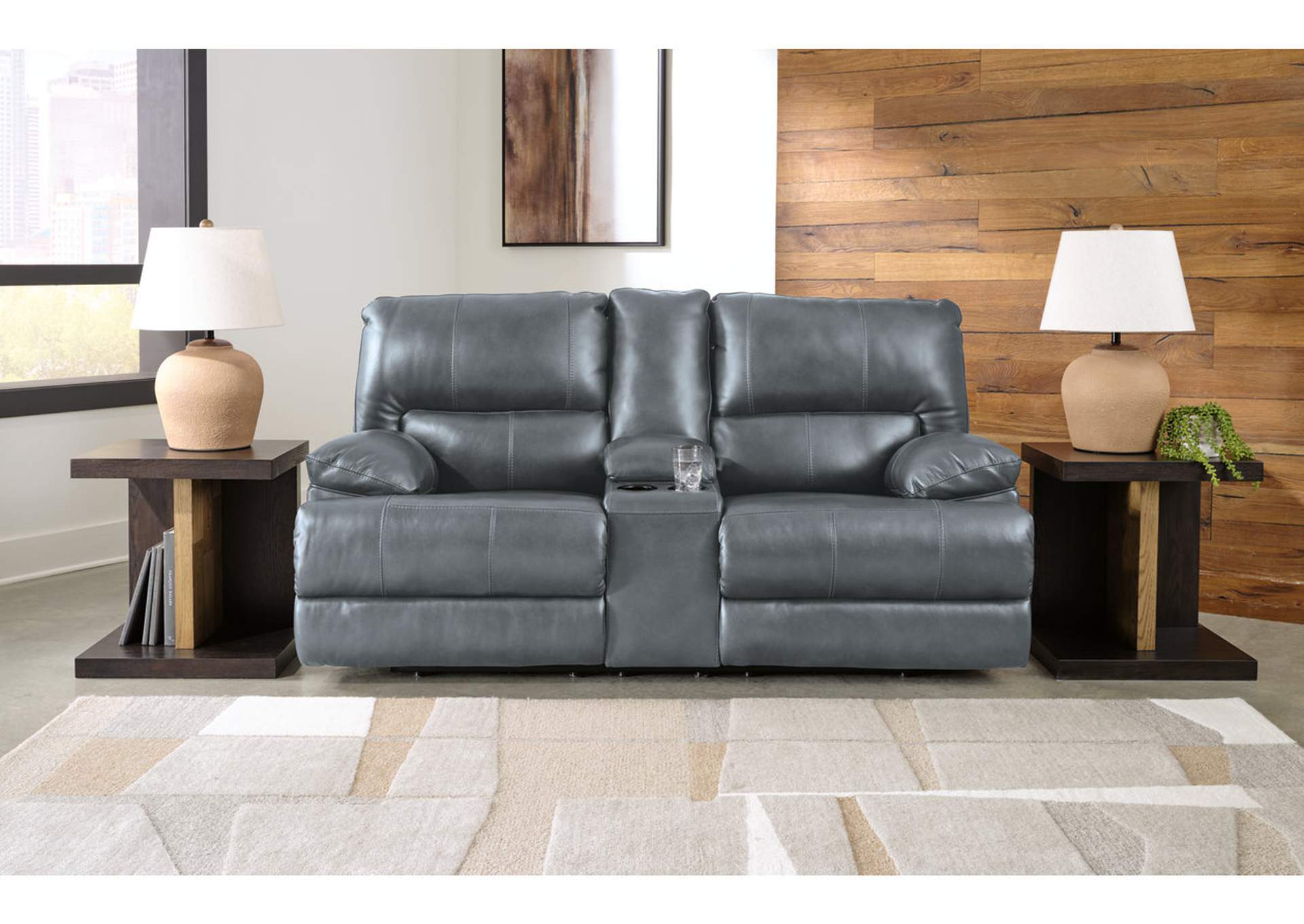 Mountainous Power Reclining Loveseat with Console image 2