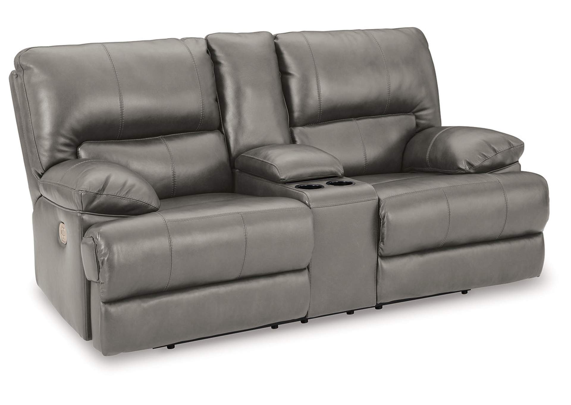 Mountainous Power Reclining Loveseat with Console image 1