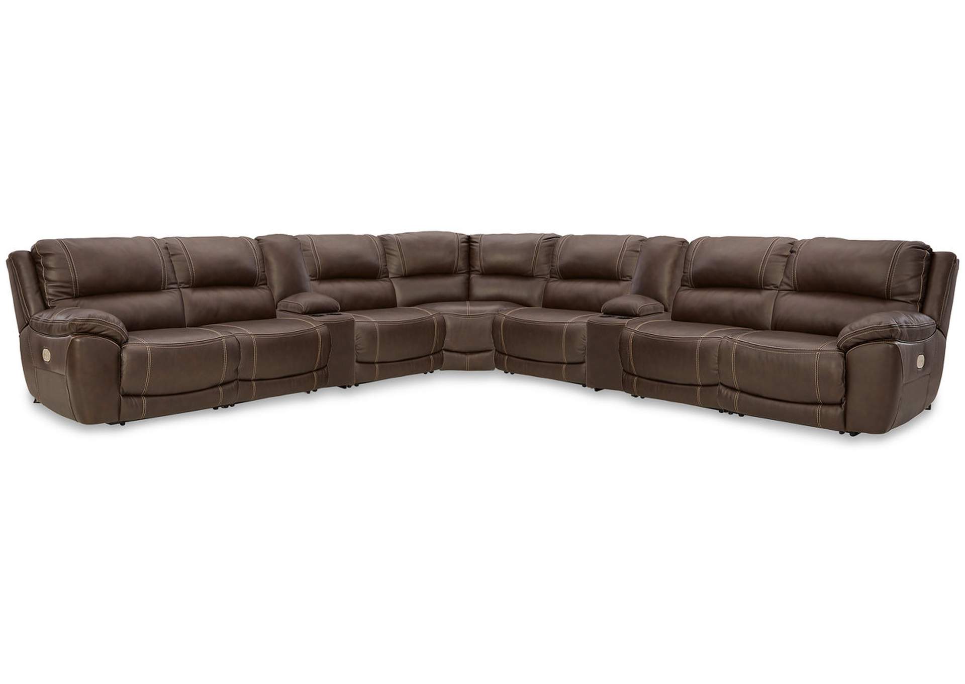 Dunleith 9-Piece Power Reclining Sectional image 1