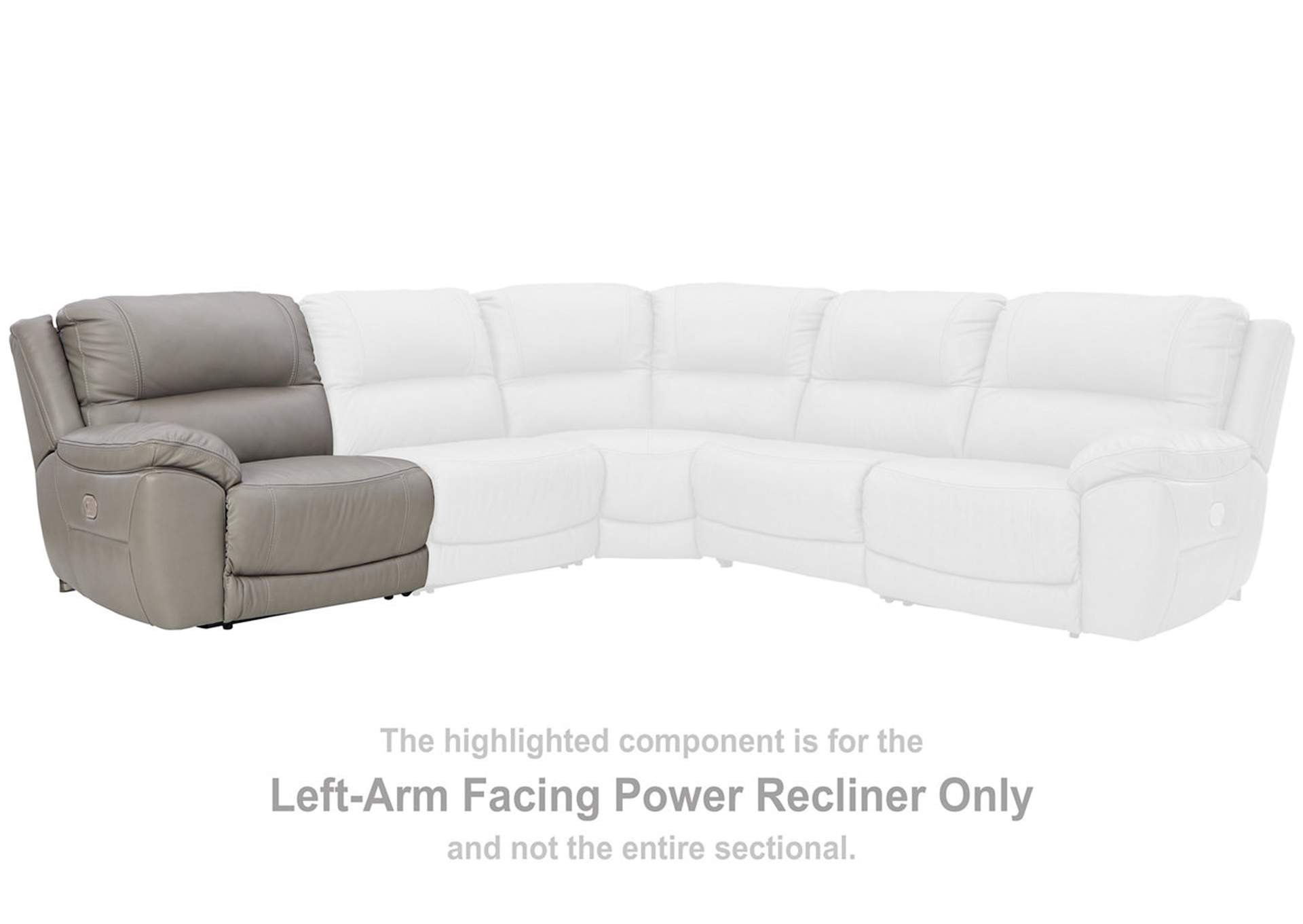 Dunleith 3-Piece Power Reclining Sectional Sofa image 11