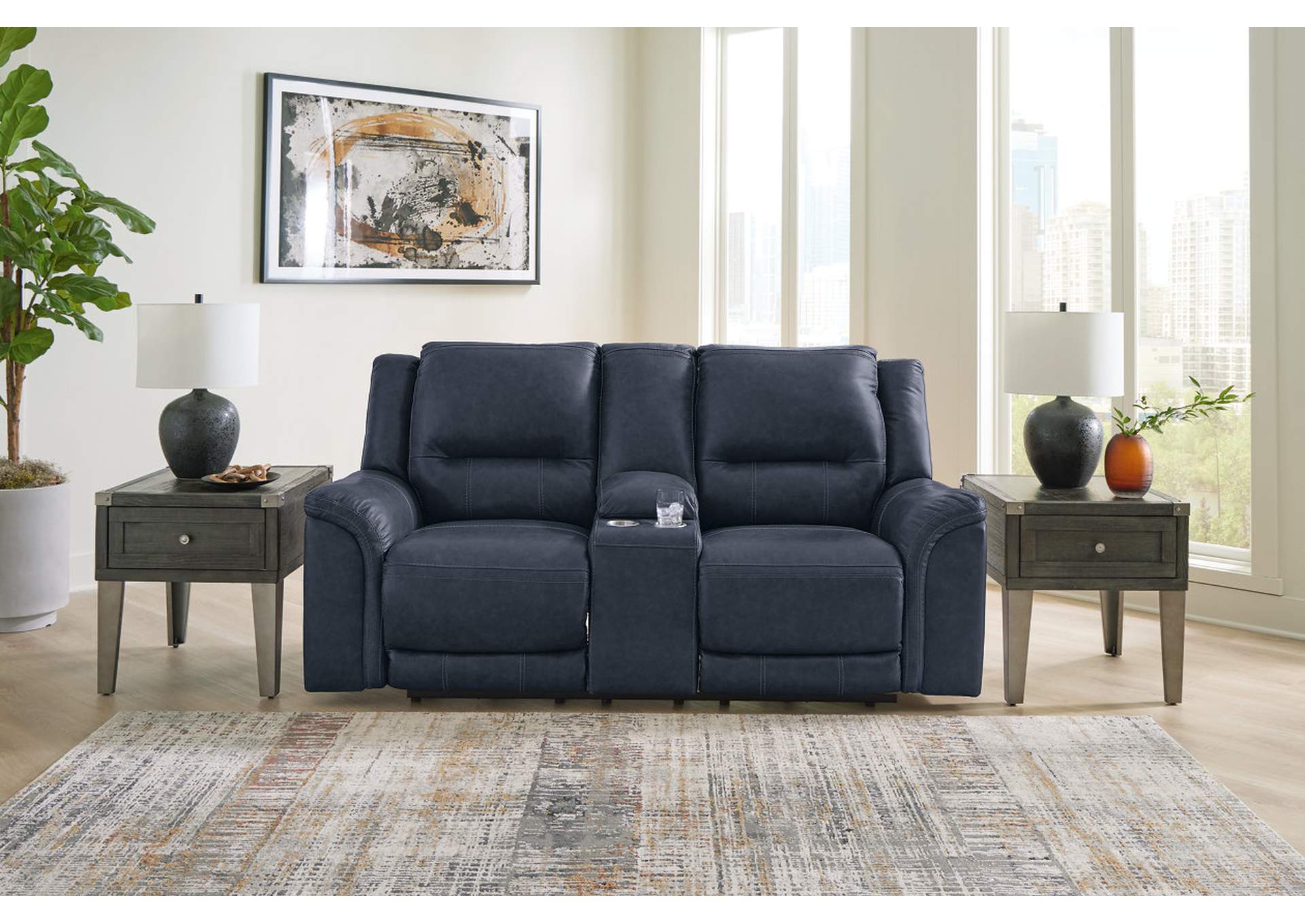 Trasimeno Power Reclining Loveseat with Console image 2