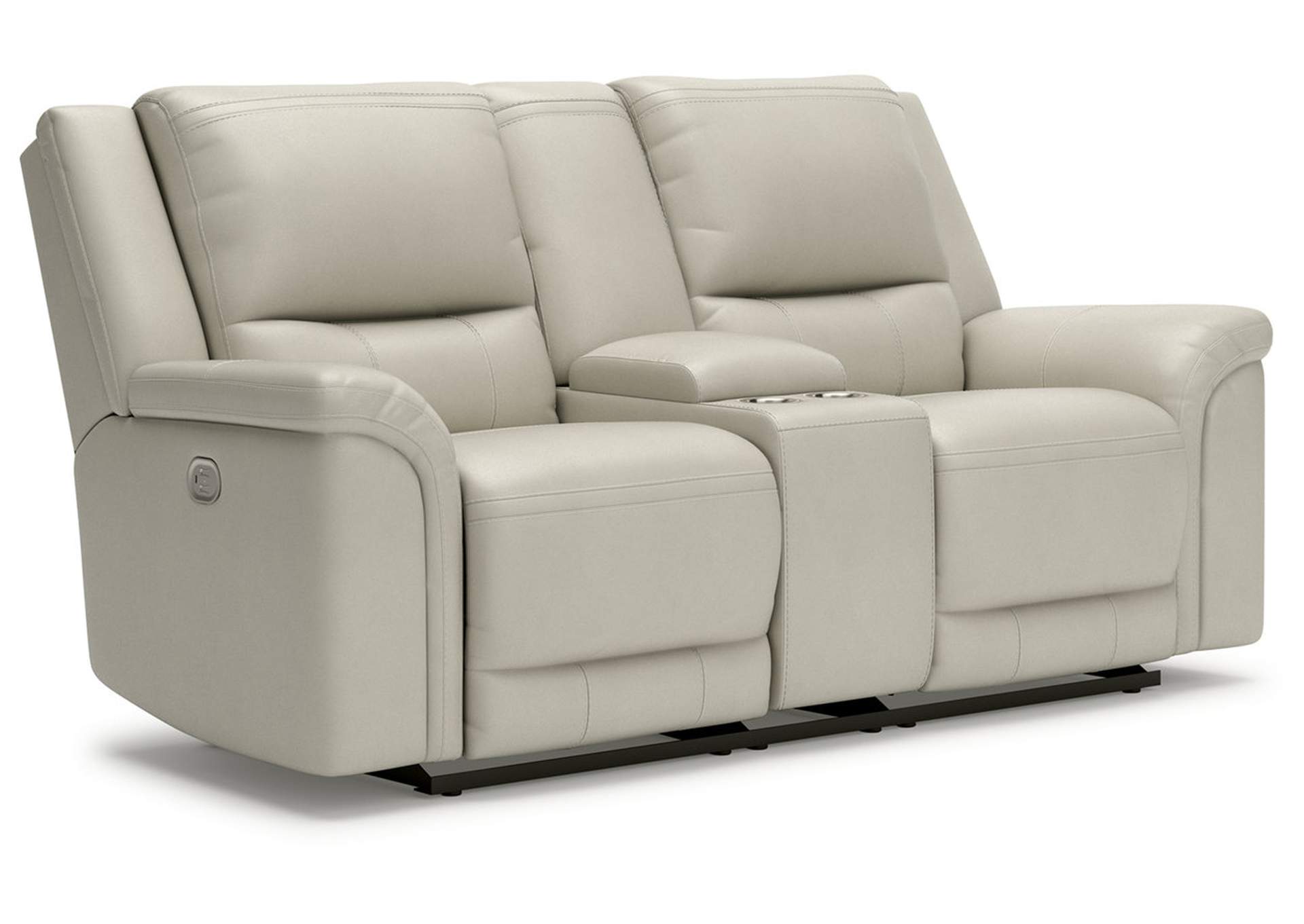 Trasimeno Power Reclining Loveseat with Console image 1