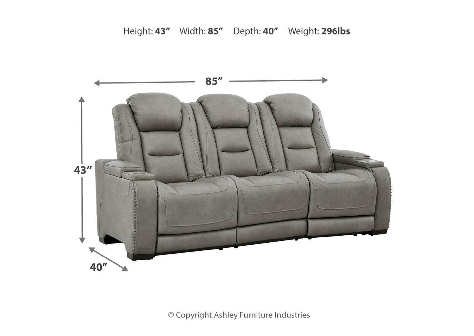 The Man-Den Power Reclining Sofa