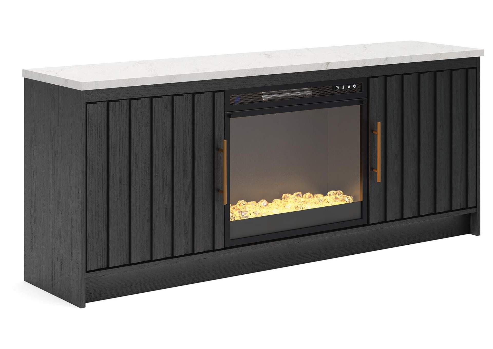 Cadmori 63" TV Stand with Electric Fireplace image 1