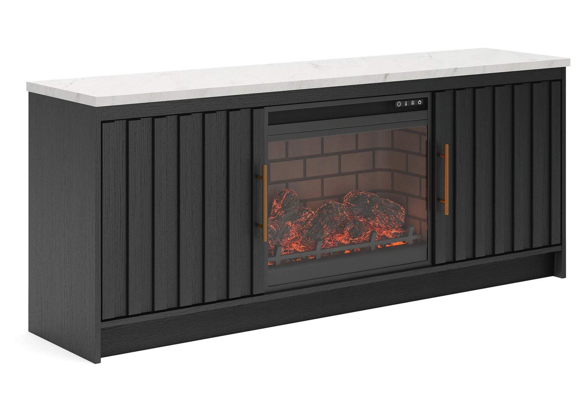 Cadmori 63" TV Stand with Electric Fireplace image 1
