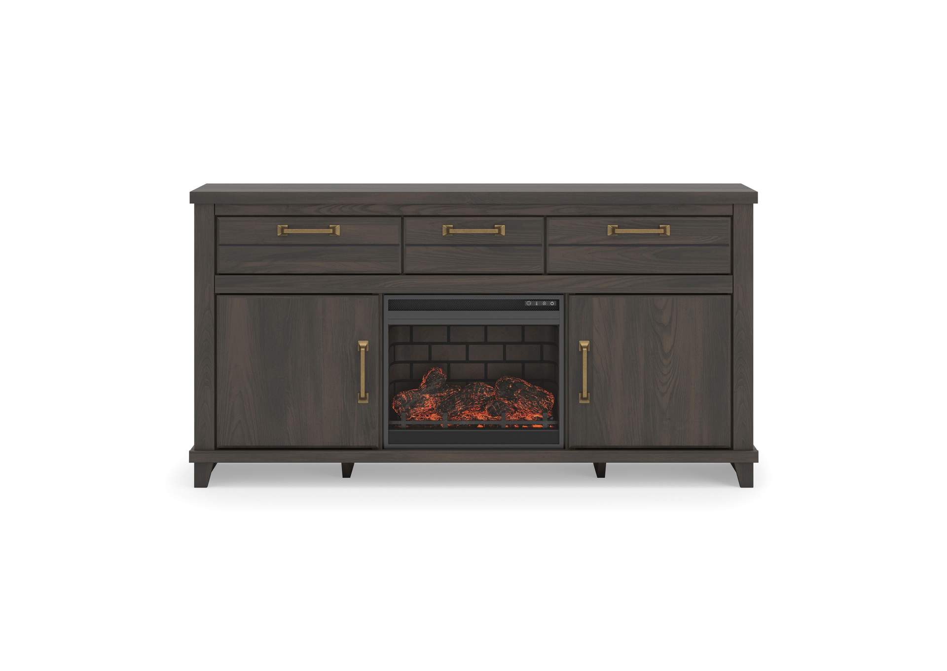Brazen Valley 71" TV Stand with Electric Fireplace image 1
