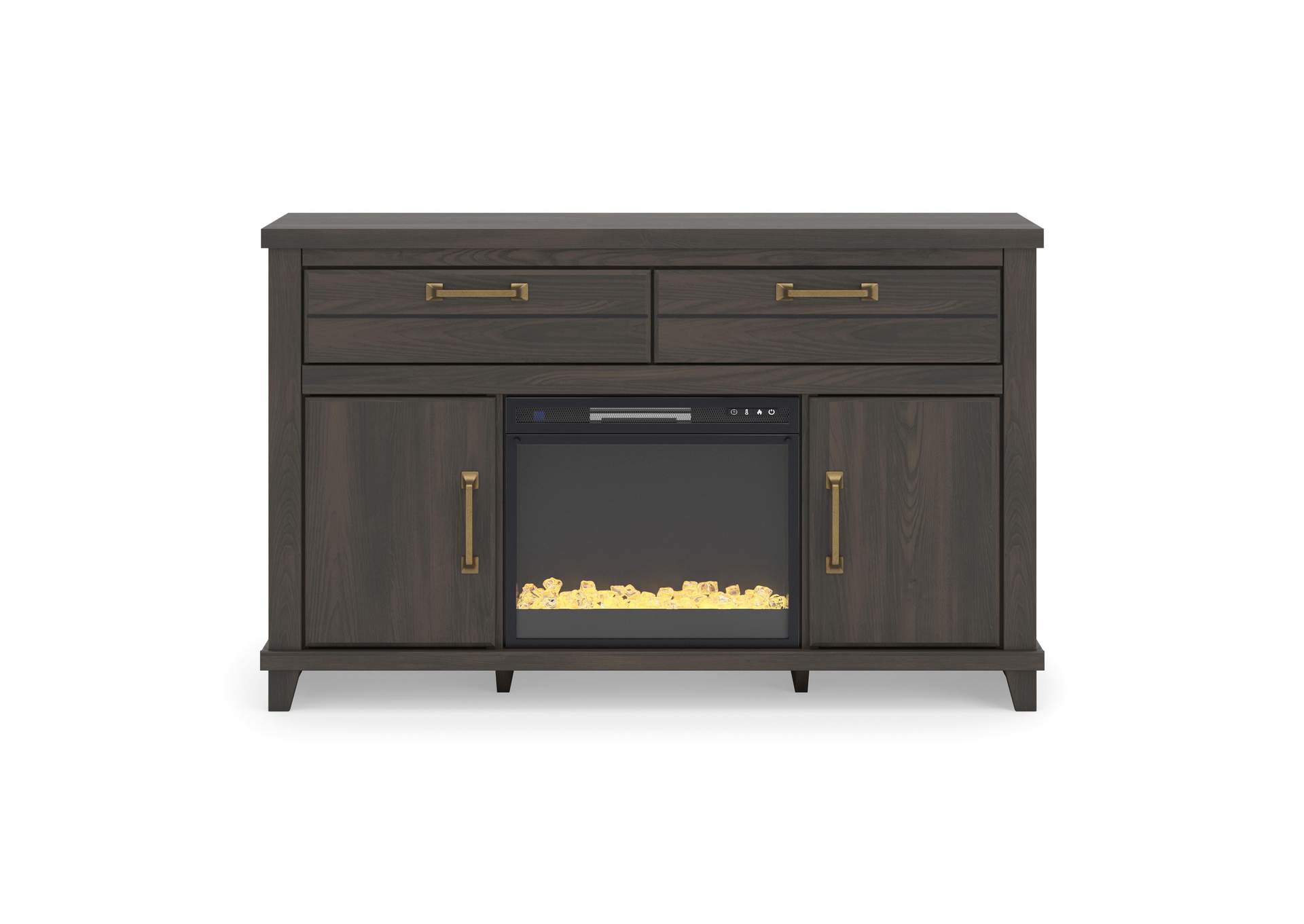 Brazen Valley 60" TV Stand with Electric Fireplace image 1