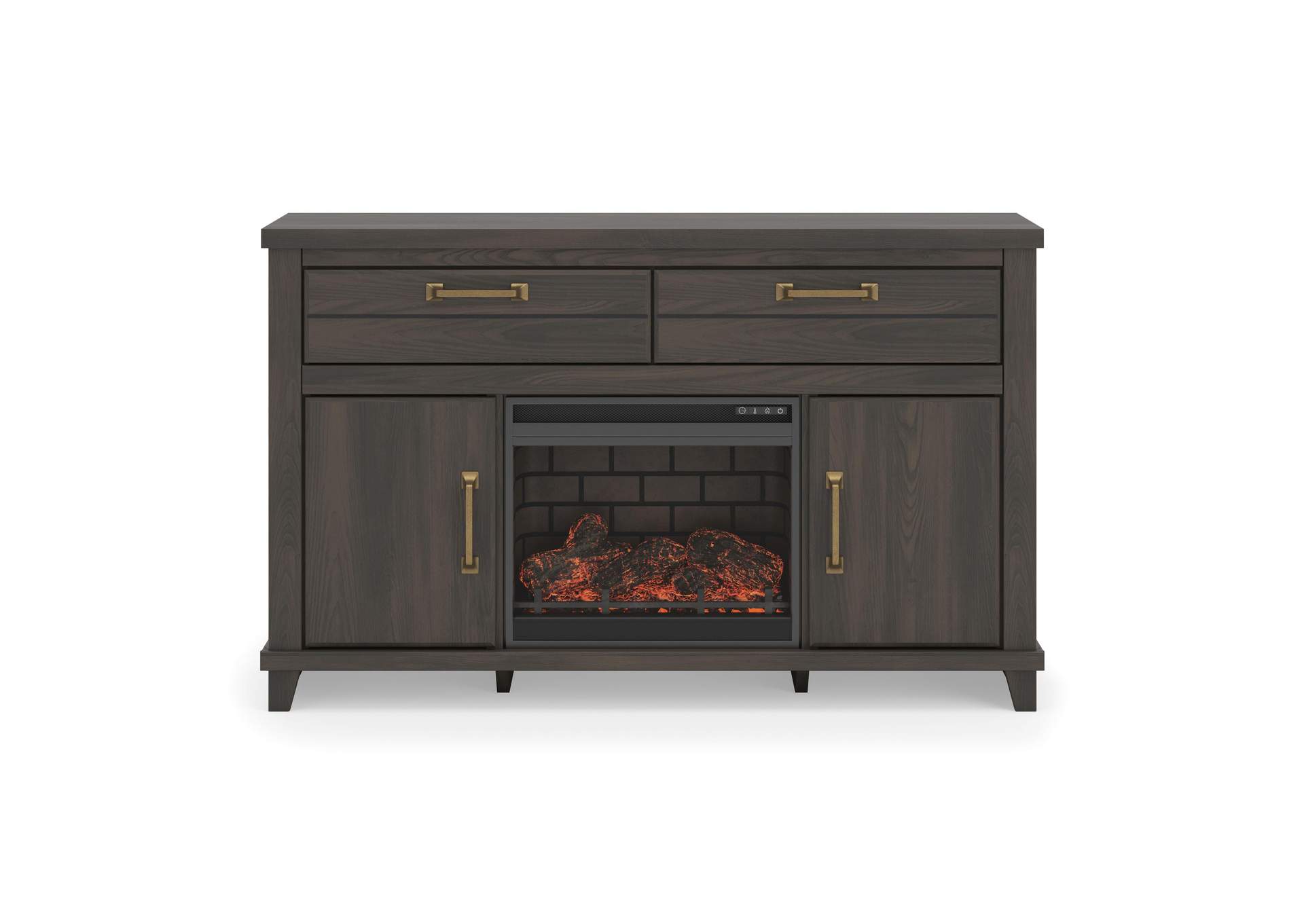Brazen Valley 60" TV Stand with Electric Fireplace image 1