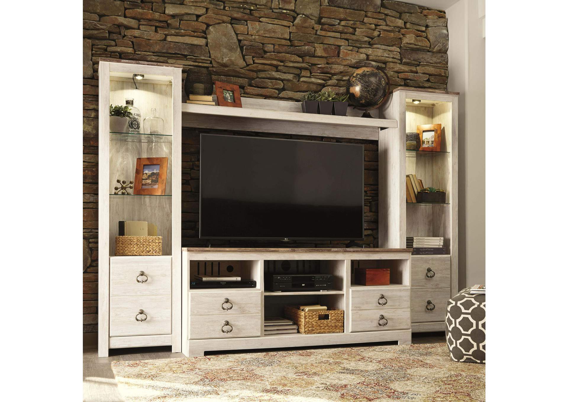 Willowton 4-Piece Entertainment Center image 4