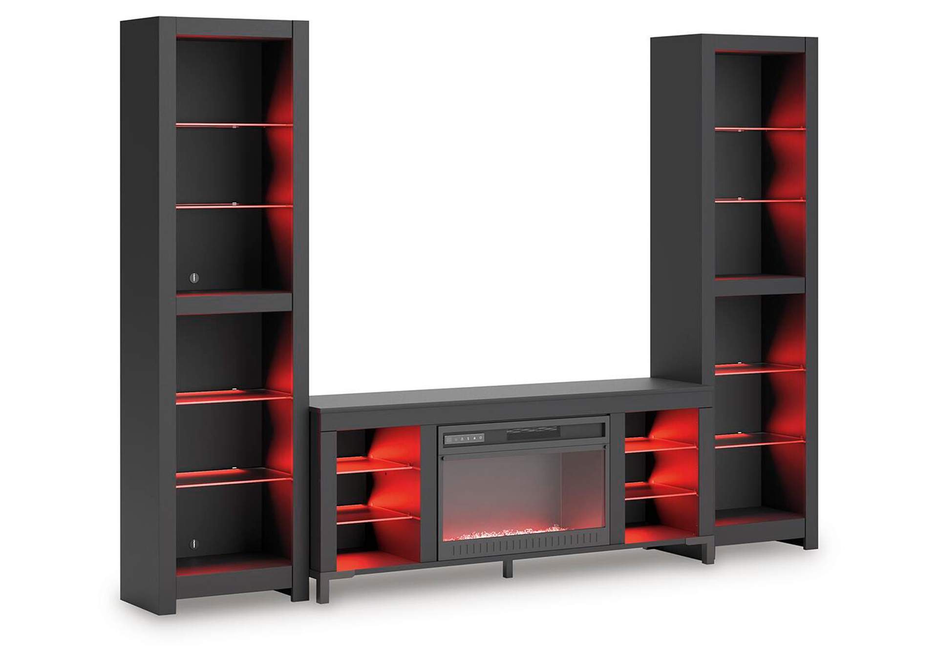 Cayberry 3-Piece Entertainment Center with Electric Fireplace image 7