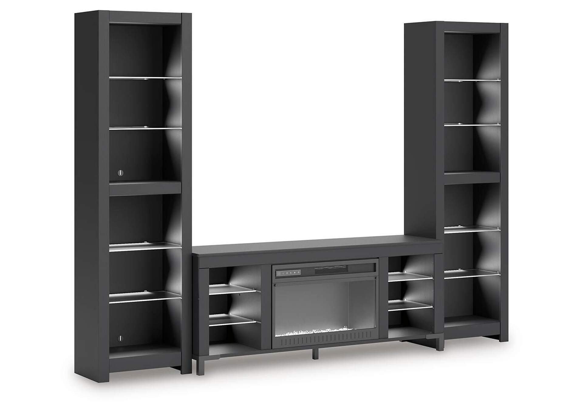 Cayberry 3-Piece Entertainment Center with Electric Fireplace image 8