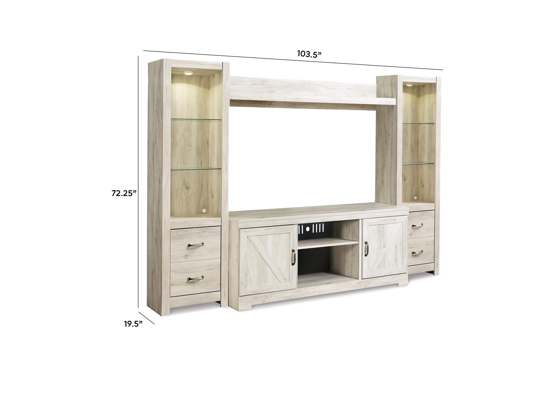 Bellaby 4-Piece Entertainment Center image 3