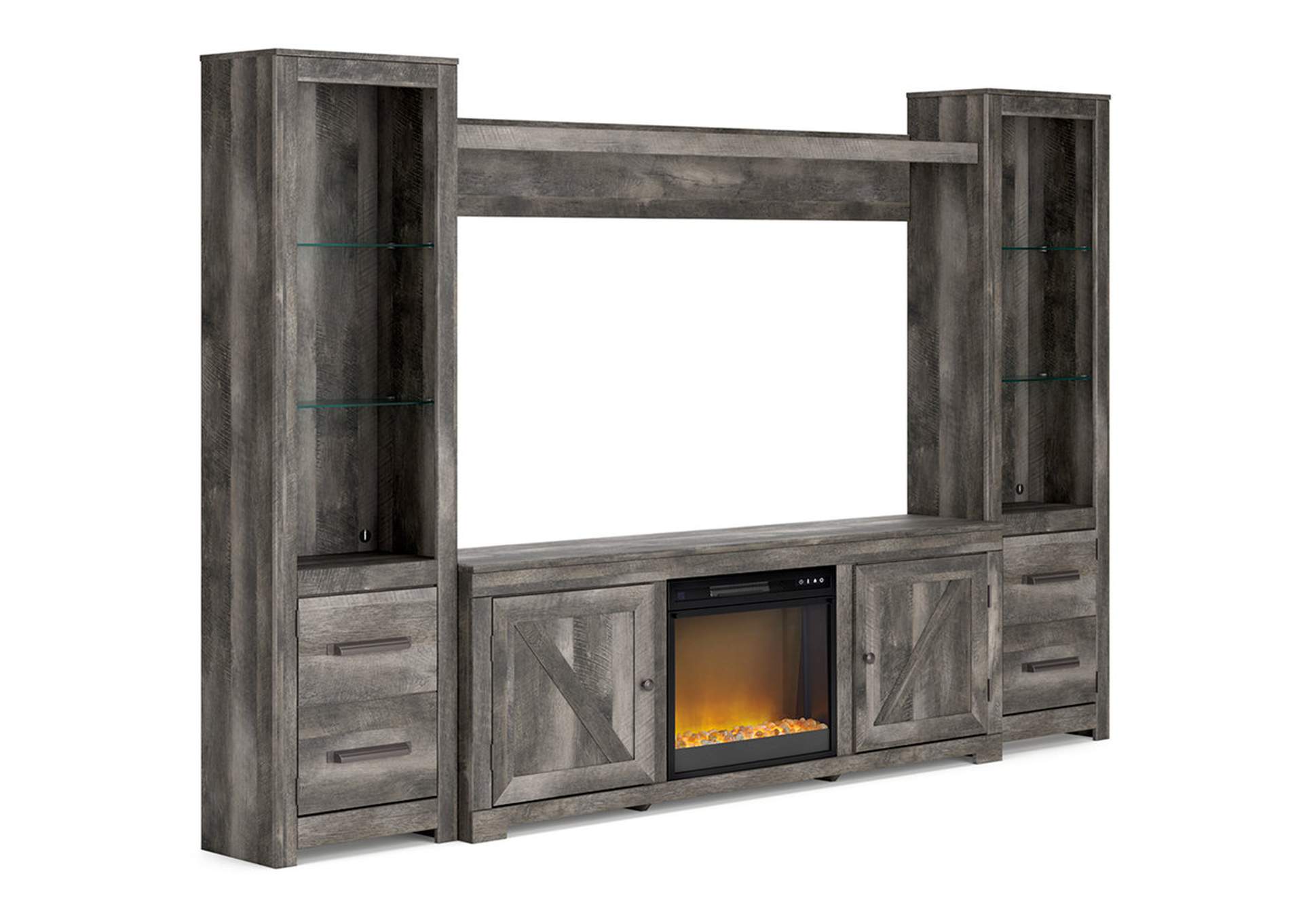 Wynnlow 4Piece Entertainment Center with Electric Fireplace on Sale