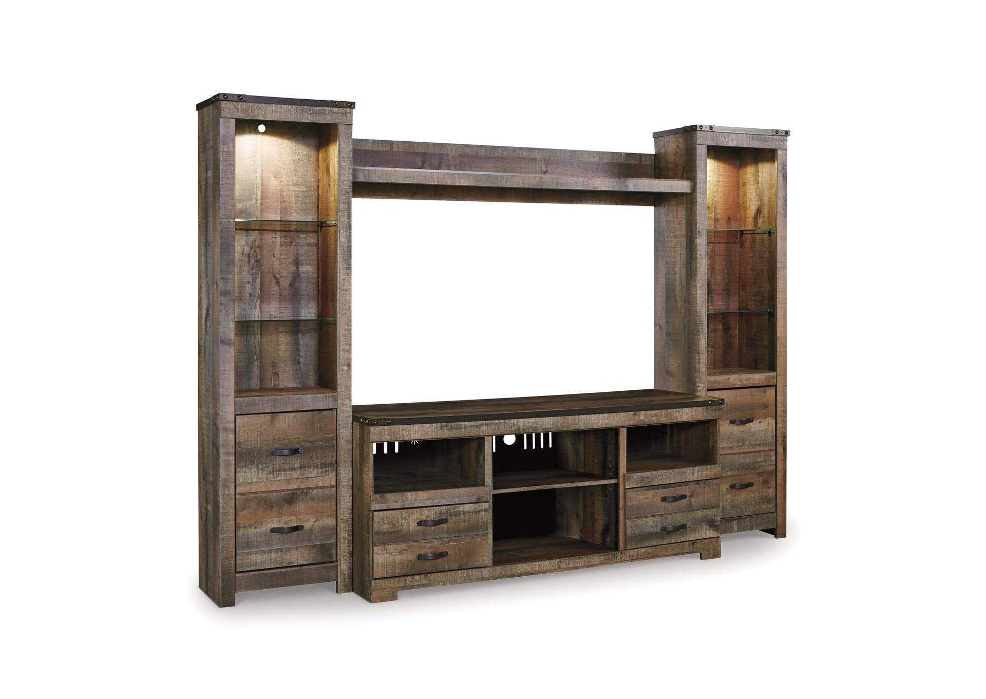 Trinell 4-Piece Entertainment Center image 2