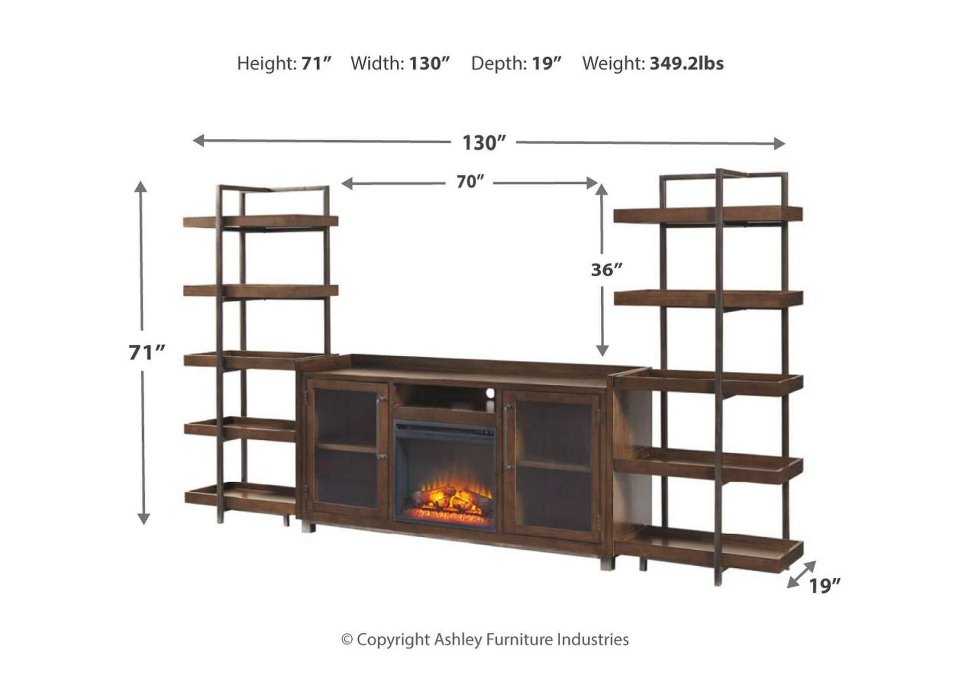 Starmore 3-Piece Entertainment Center image 5