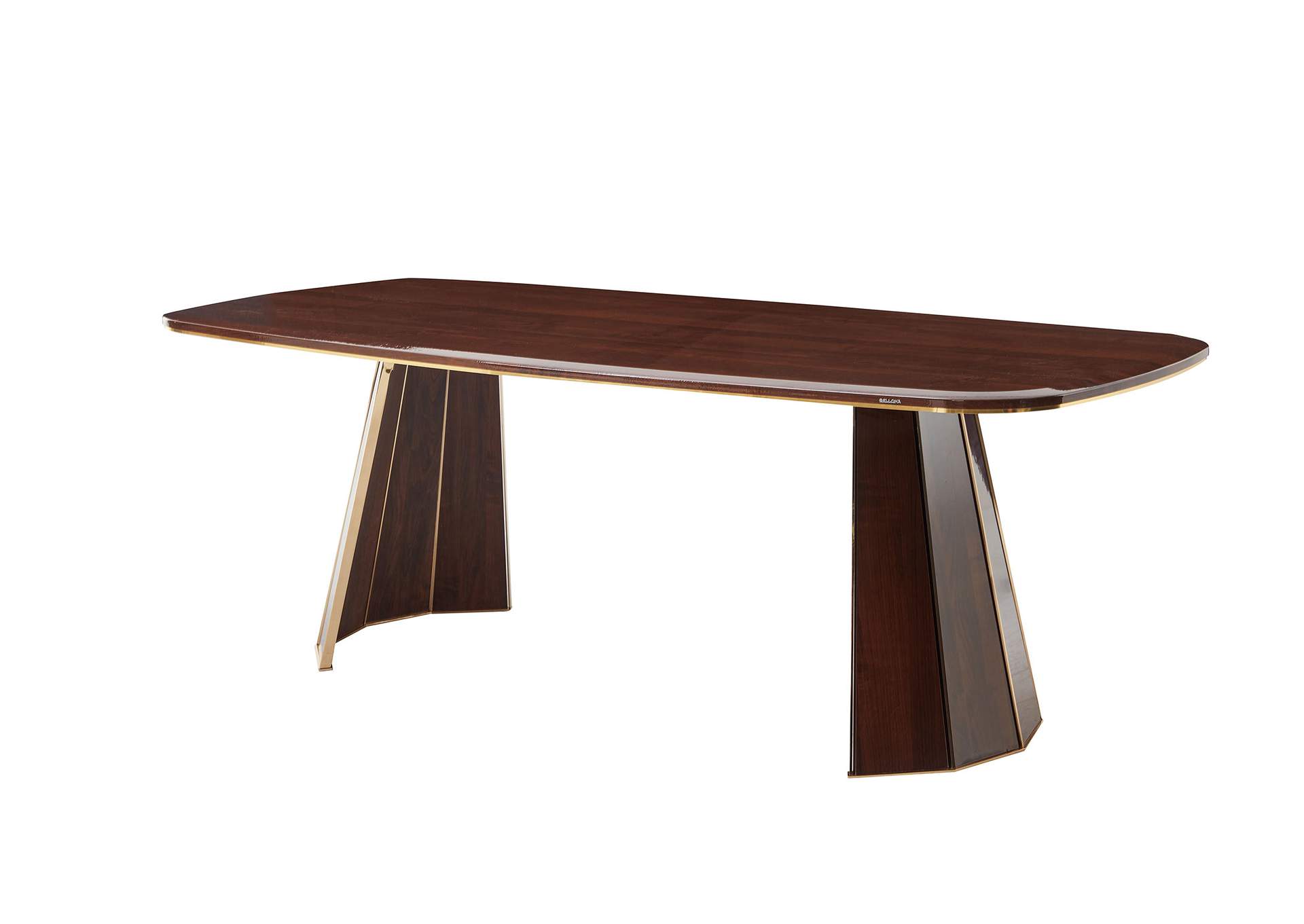 PLAZA DINING TABLE - PLAZA WALNUT image 7