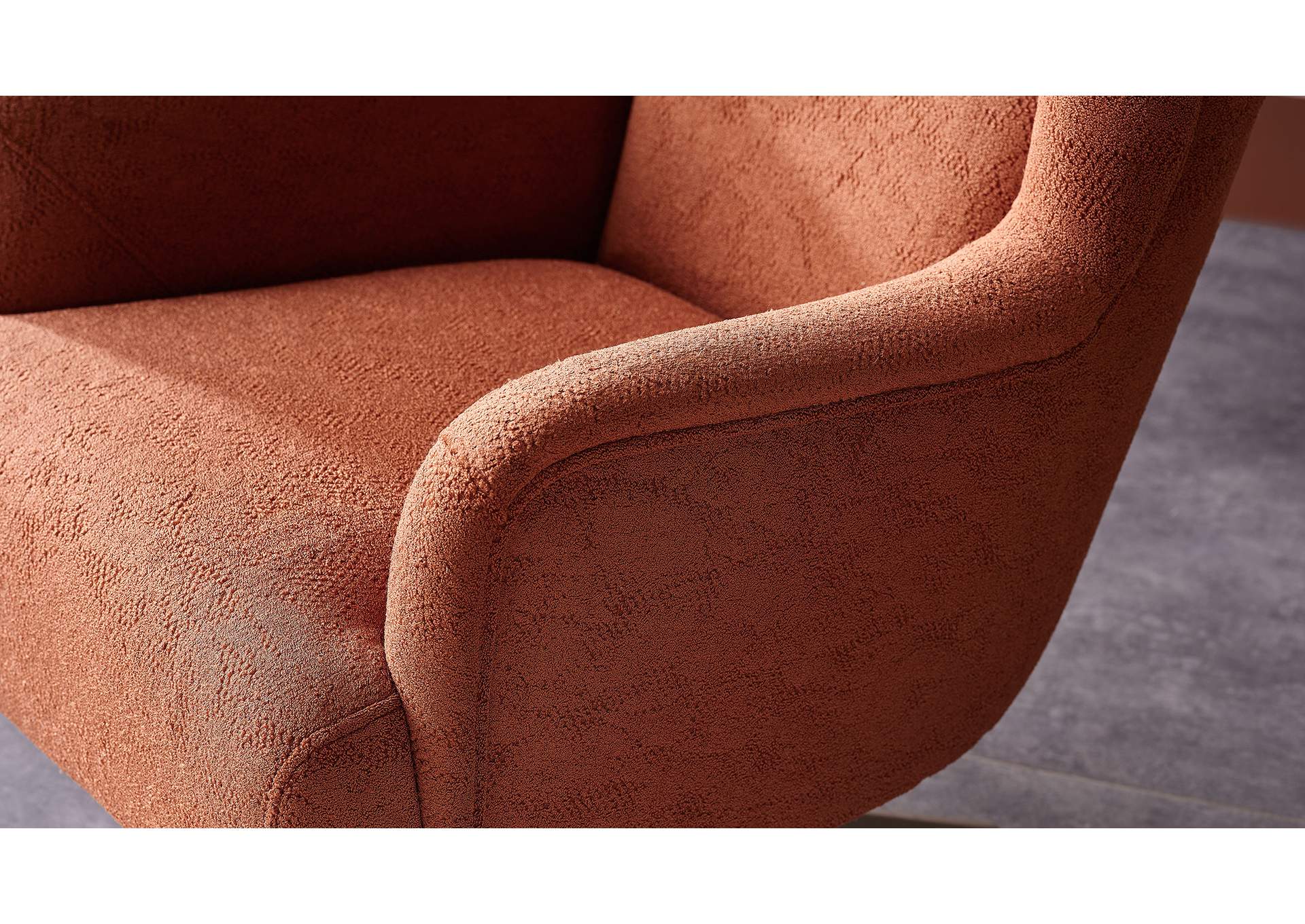 ATLANTA SWIVEL CHAIR - PERU BRICK image 5