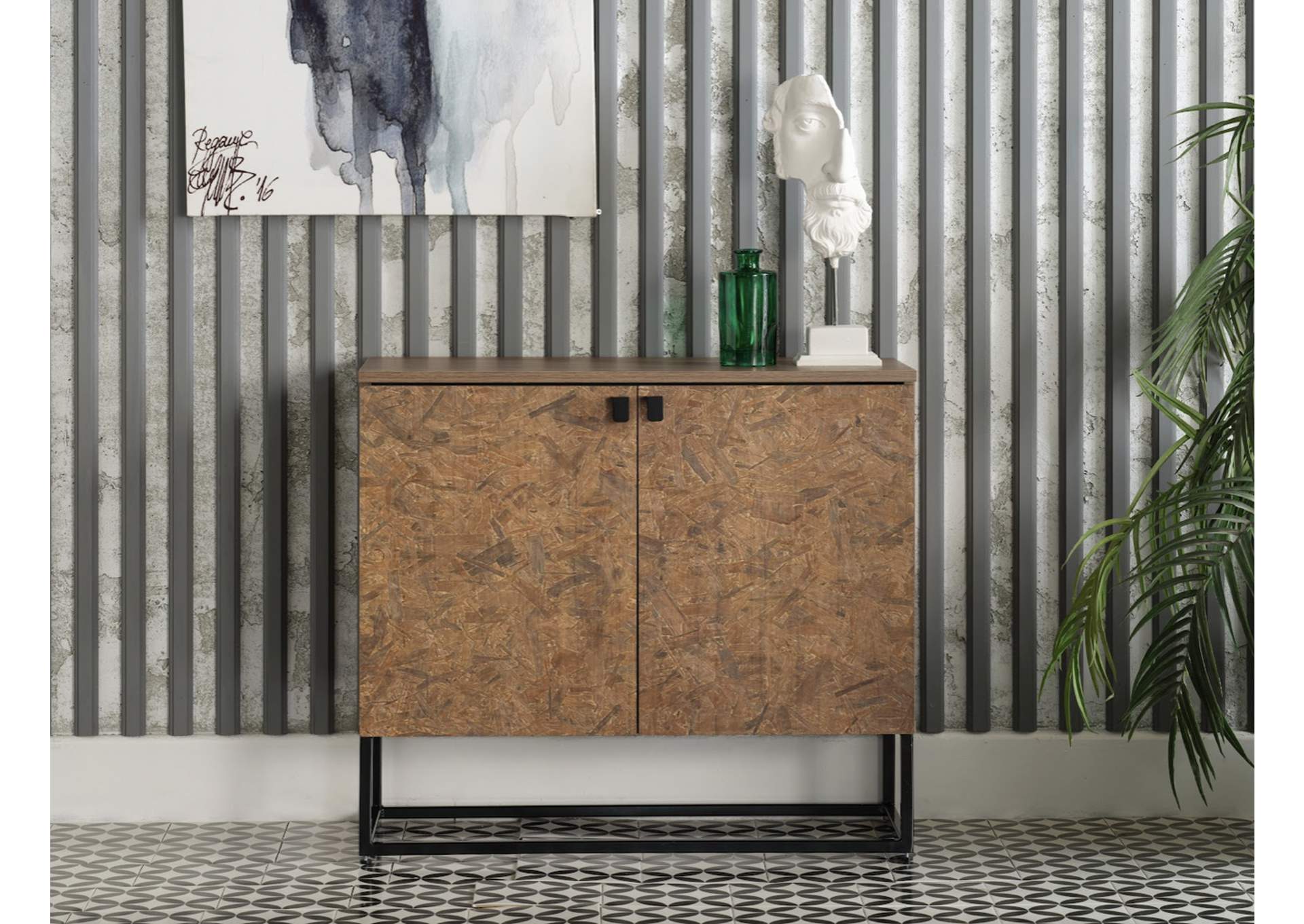 AVENIR 2 DOOR CONSOLE - LEXINGTON XELIO OAK - 1 PIECE image 3