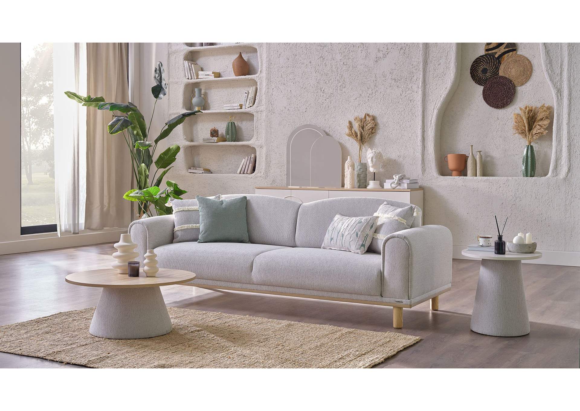 BOHEEMS 3 SEAT SLEEPER CREAM image 4