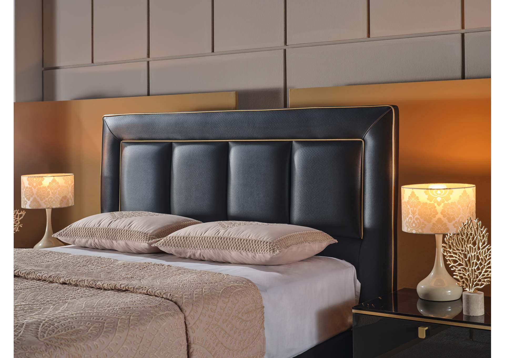 CARLINO KING HEADBOARD - CARLINO GRAY image 5