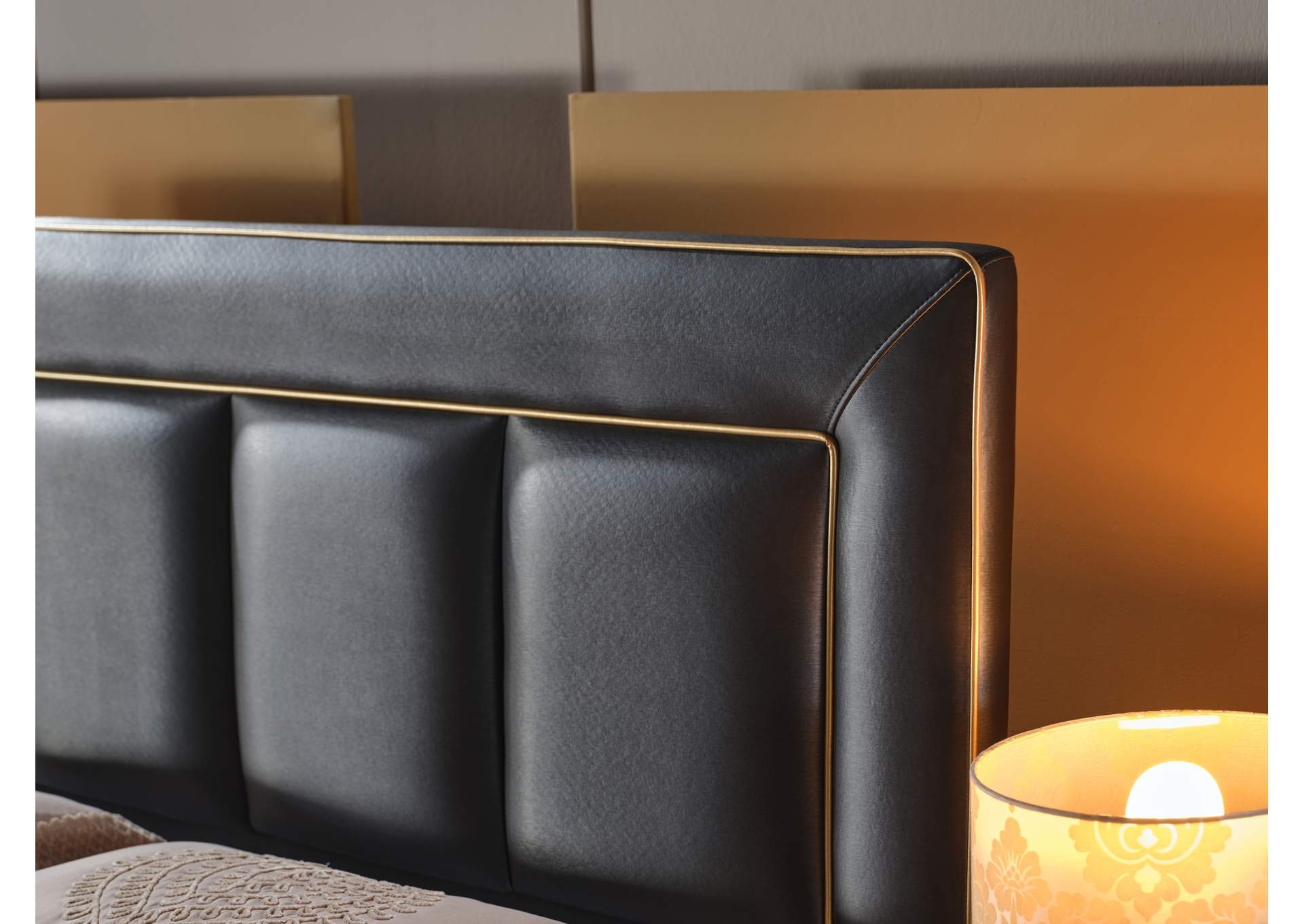 CARLINO KING HEADBOARD - CARLINO GRAY image 7