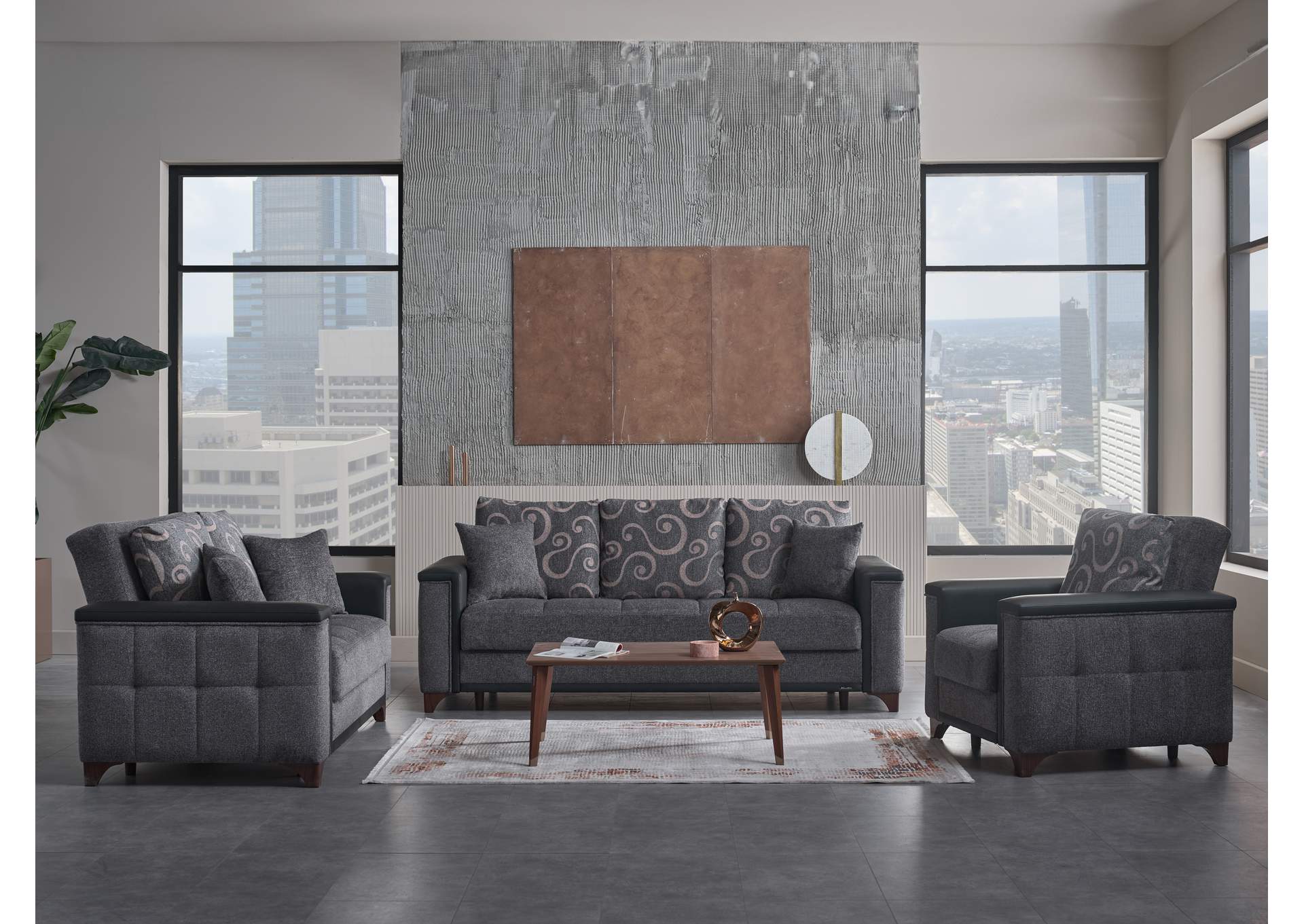 CHARLOTTE 3 SEAT SLEEPER - BEATTO ANTHRACITE image 4