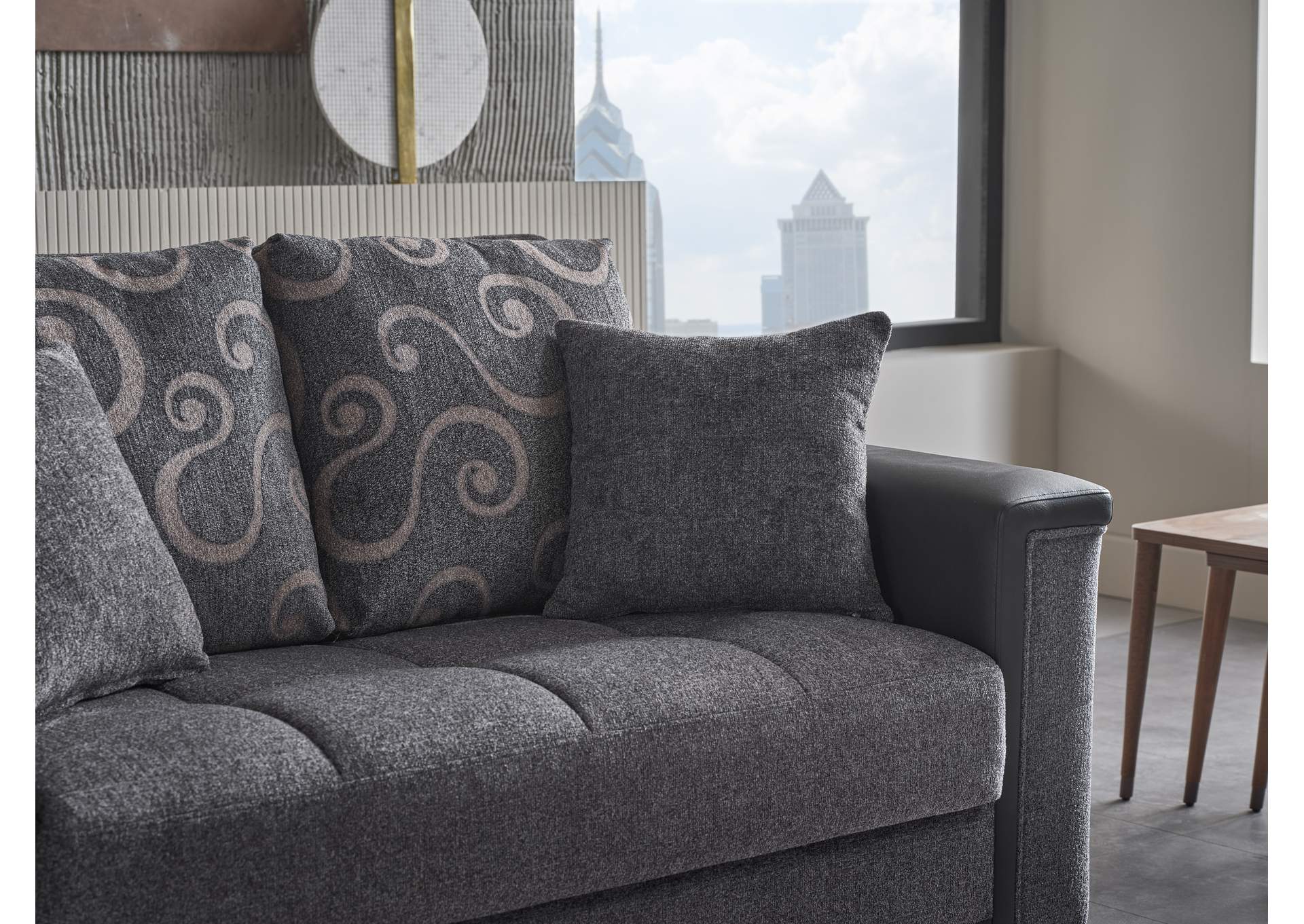 CHARLOTTE 3 SEAT SLEEPER - BEATTO ANTHRACITE image 9