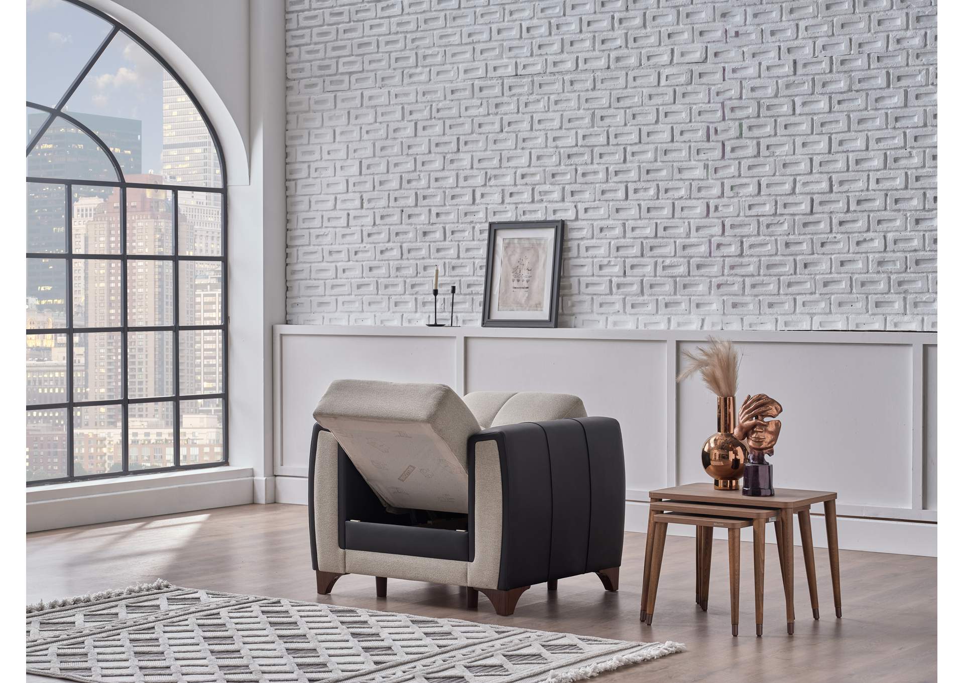 DUBLIN ARMCHAIR - BOSS CREAM image 4