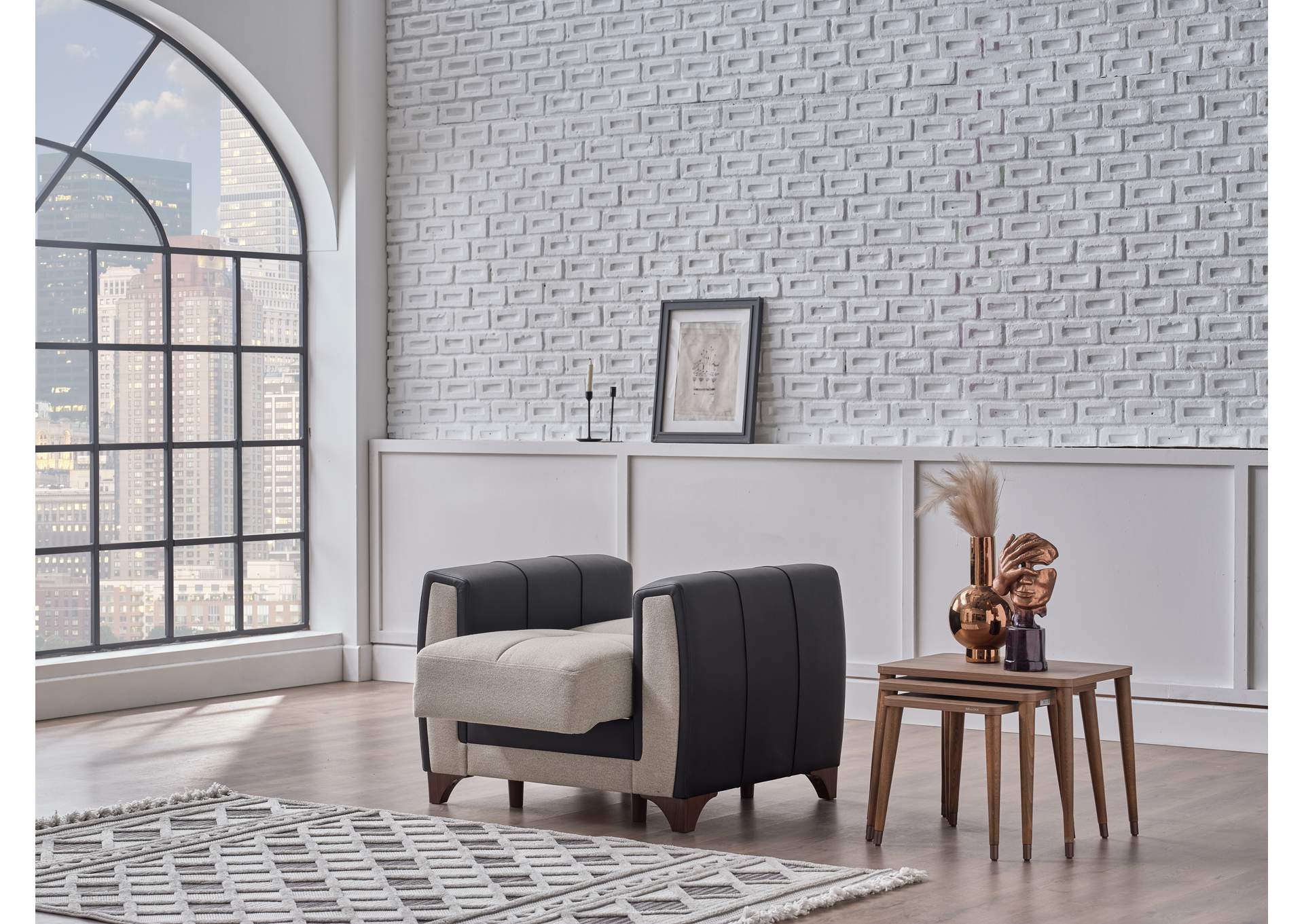 DUBLIN ARMCHAIR - BOSS CREAM image 5