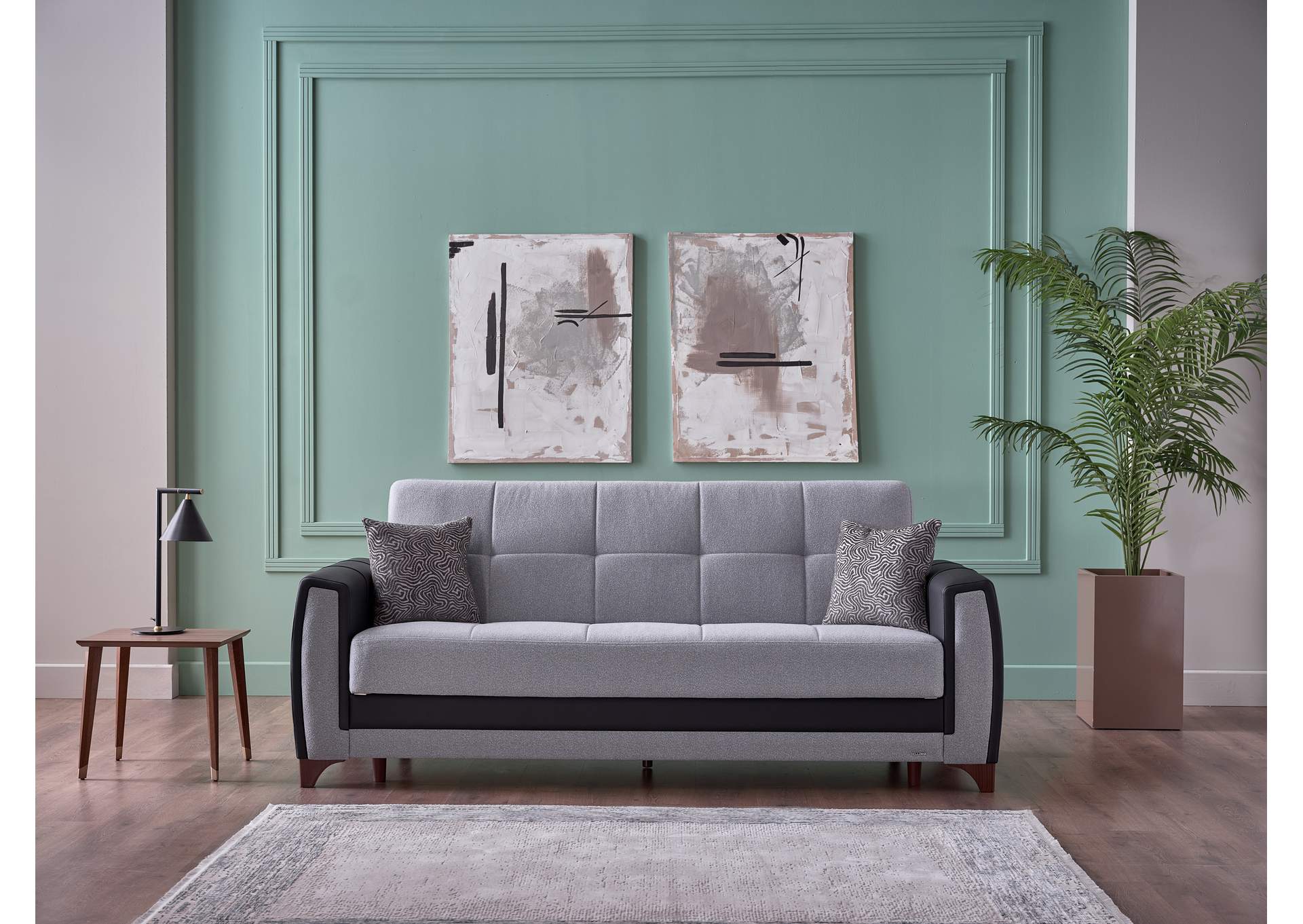 DUBLIN 3 SEAT SLEEPER - BOSS GREY image 3