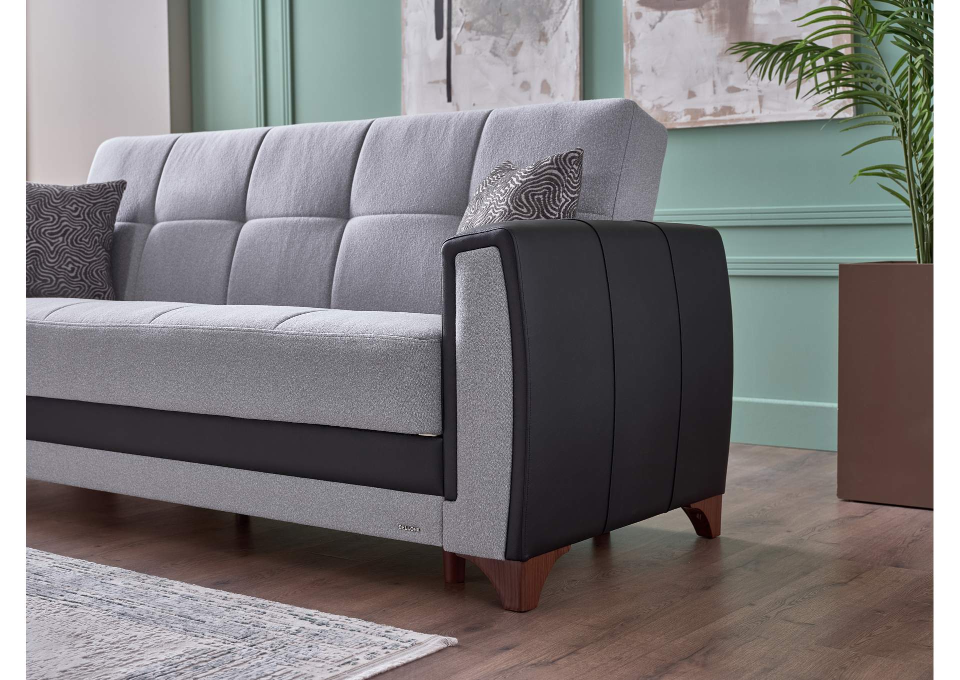 DUBLIN 3 SEAT SLEEPER - BOSS GREY image 7