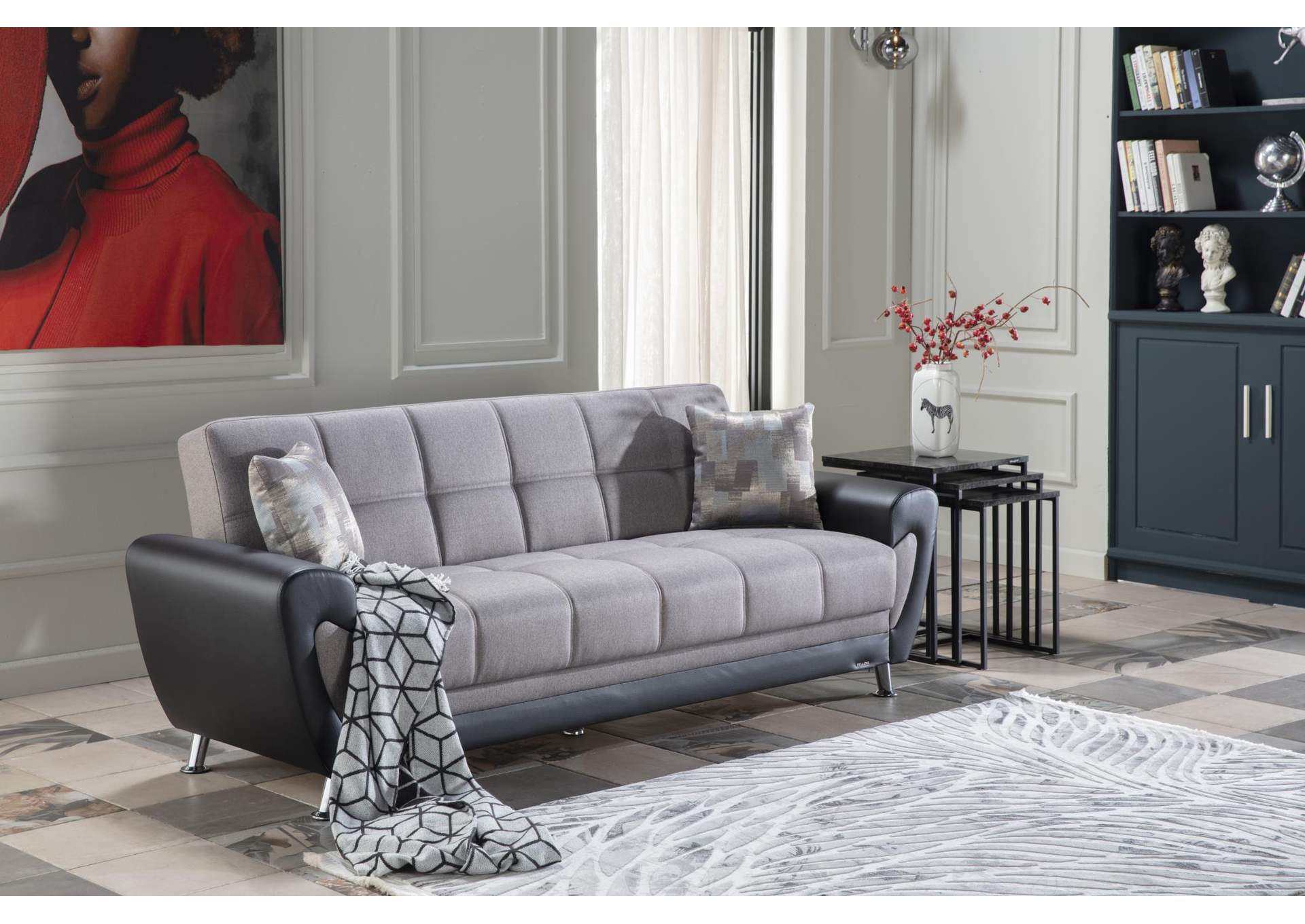 DURU 3 SEAT SLEEPER - REMONI ANTRASIT - 2 PIECES image 4