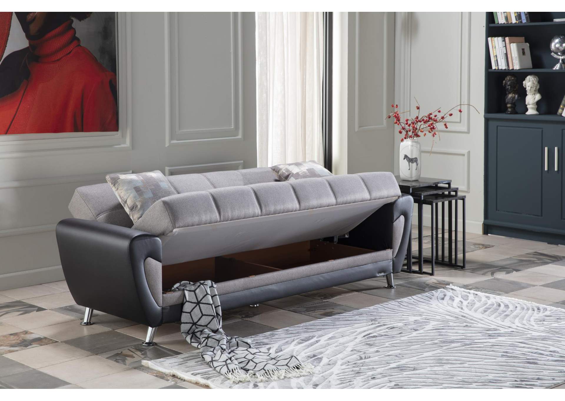 DURU 3 SEAT SLEEPER - REMONI ANTRASIT - 2 PIECES image 5