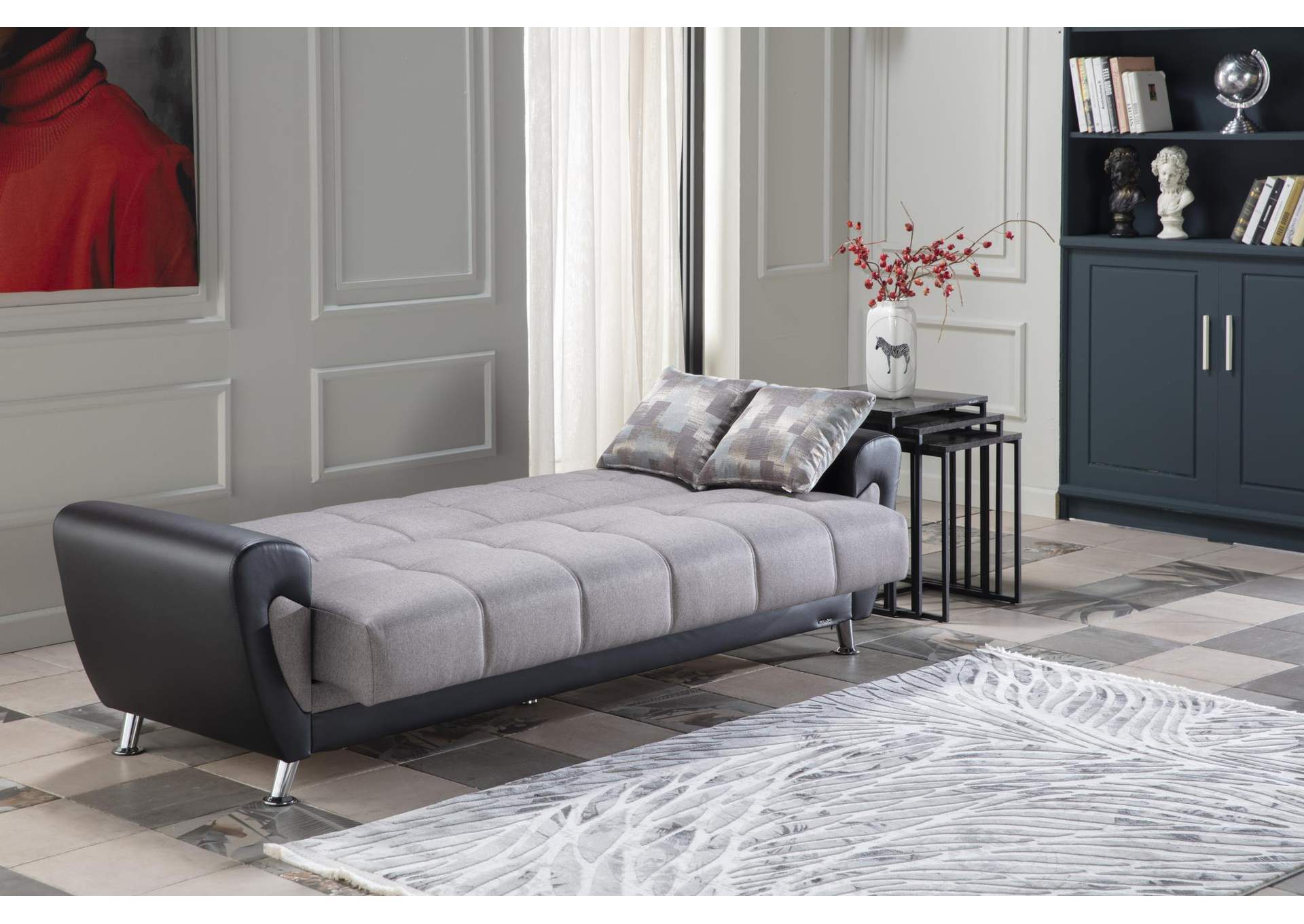 DURU 3 SEAT SLEEPER - REMONI ANTRASIT - 2 PIECES image 1