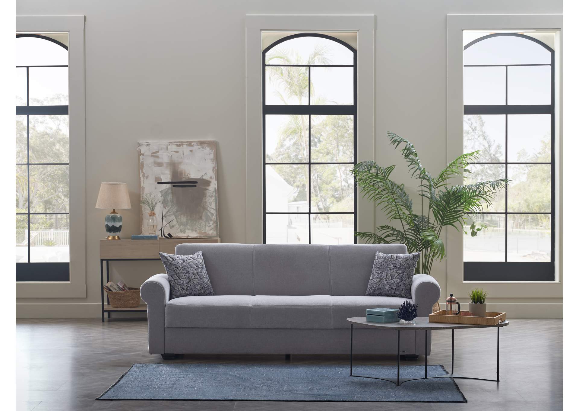 ELITA S 3 SEAT SLEEPER KOOPSI LIGHT GRAY image 4