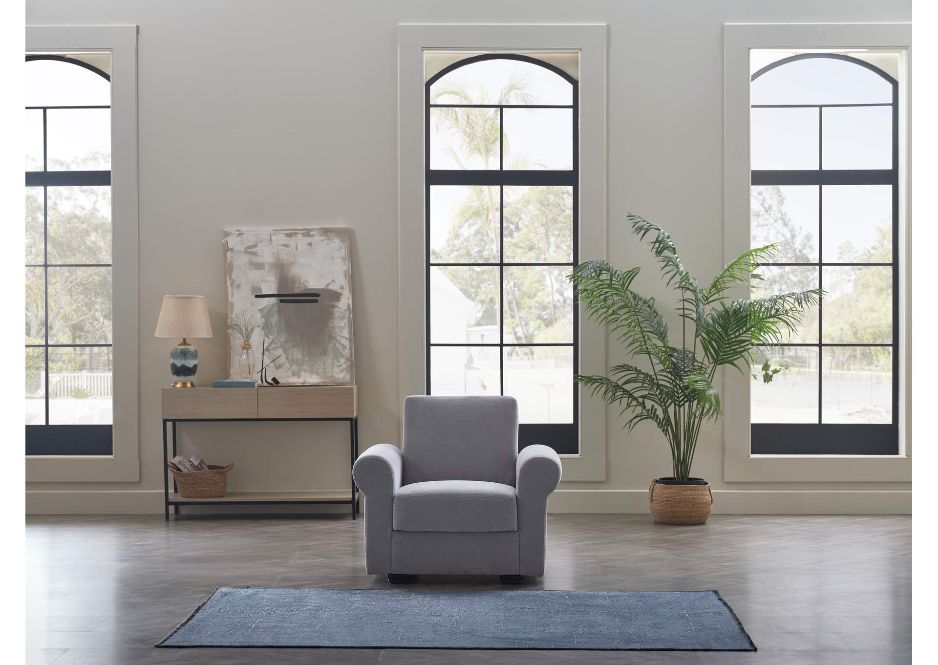 ELITA S ARMCHAIR - KOOPSI LIGHT GRAY image 1