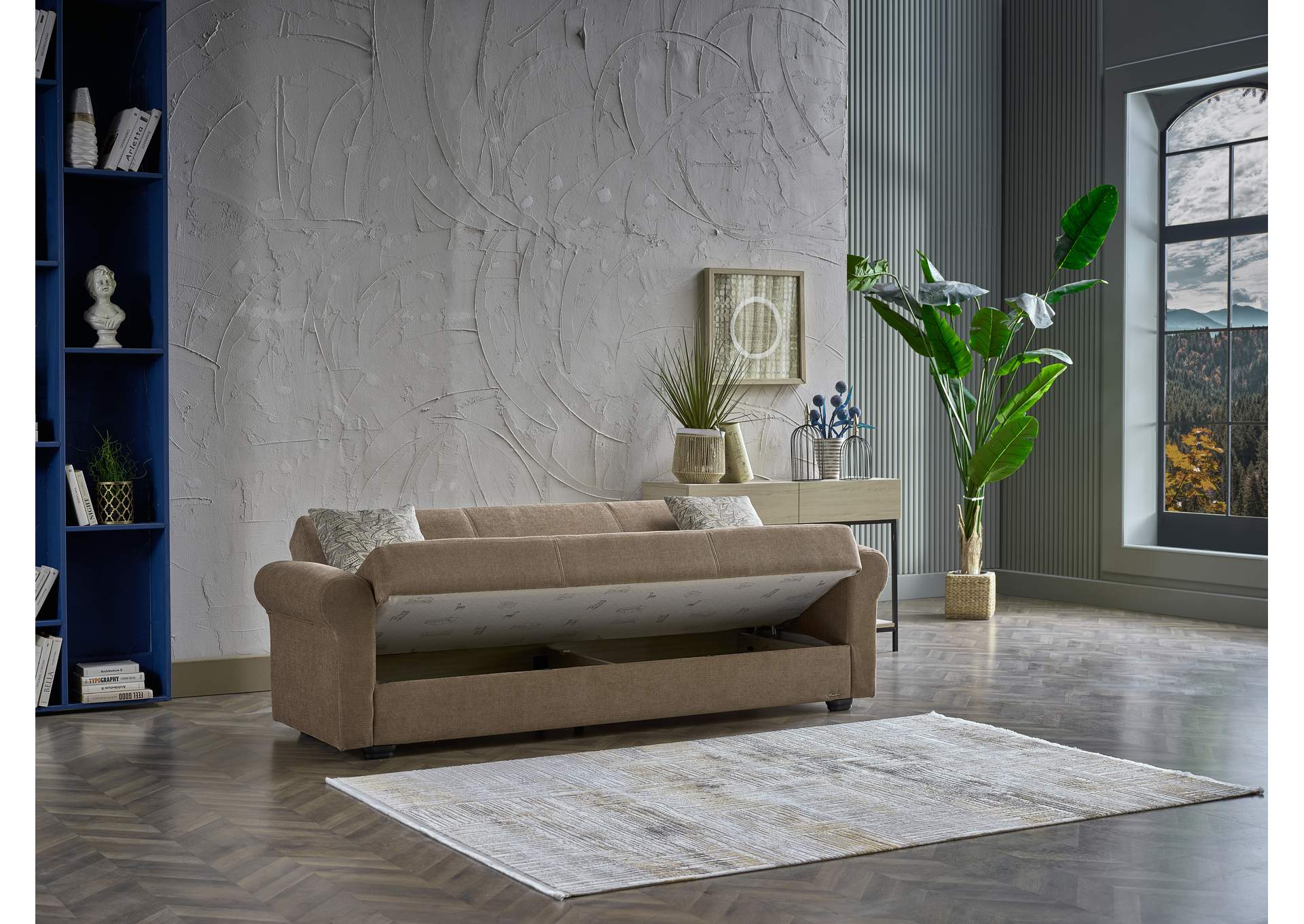 ELITA S 3 SEAT SLEEPER - KOOPSI BASIC BROWN 614 image 5