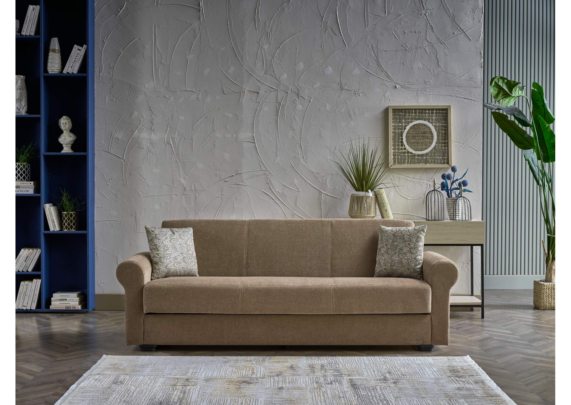 ELITA S 3 SEAT SLEEPER - KOOPSI BASIC BROWN 614 image 1