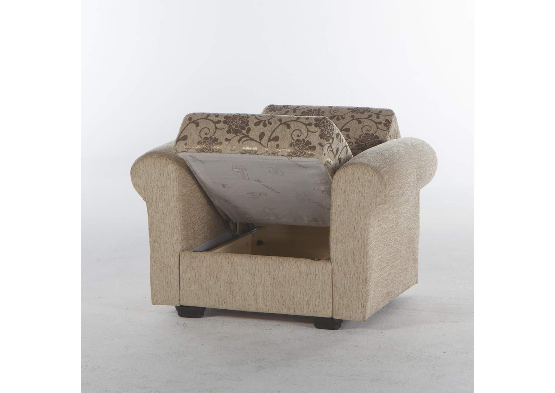ELITA S ARMCHAIR - YASEMIN BEIGE - 2 PIECES image 1