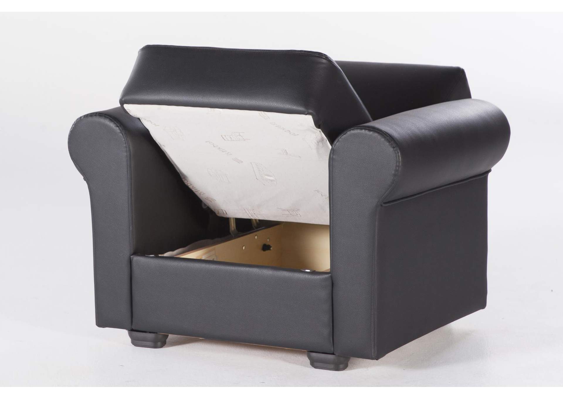 FLORIS ARMCHAIR - SANTA GLORY BLACK - 2 PIECES image 1